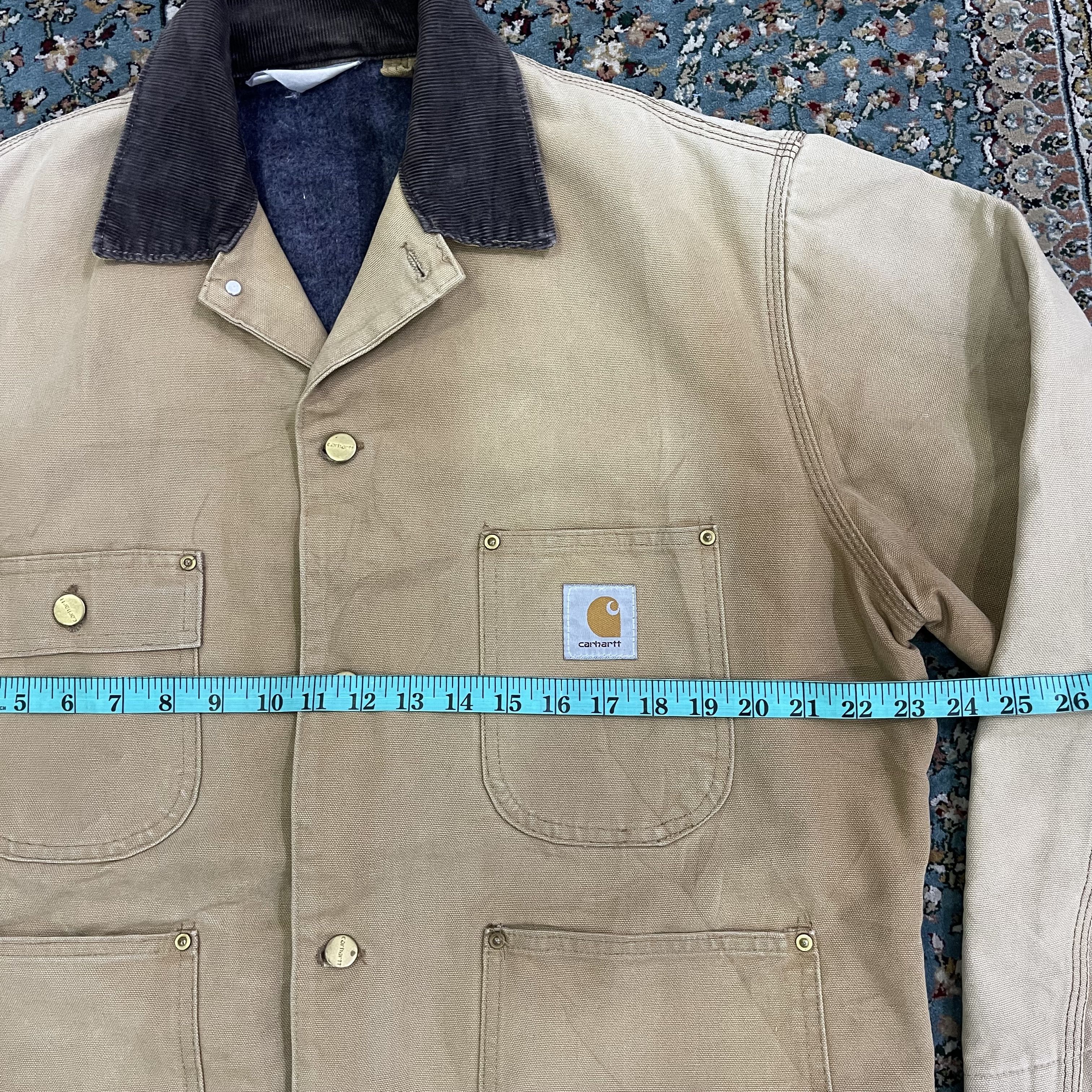 Carhartt × Carhartt Wip × Vintage Vtg 90s Carhartt Detroit Jacket Inner Blanket Size US XL / EU 56 / 4 - 11 Thumbnail