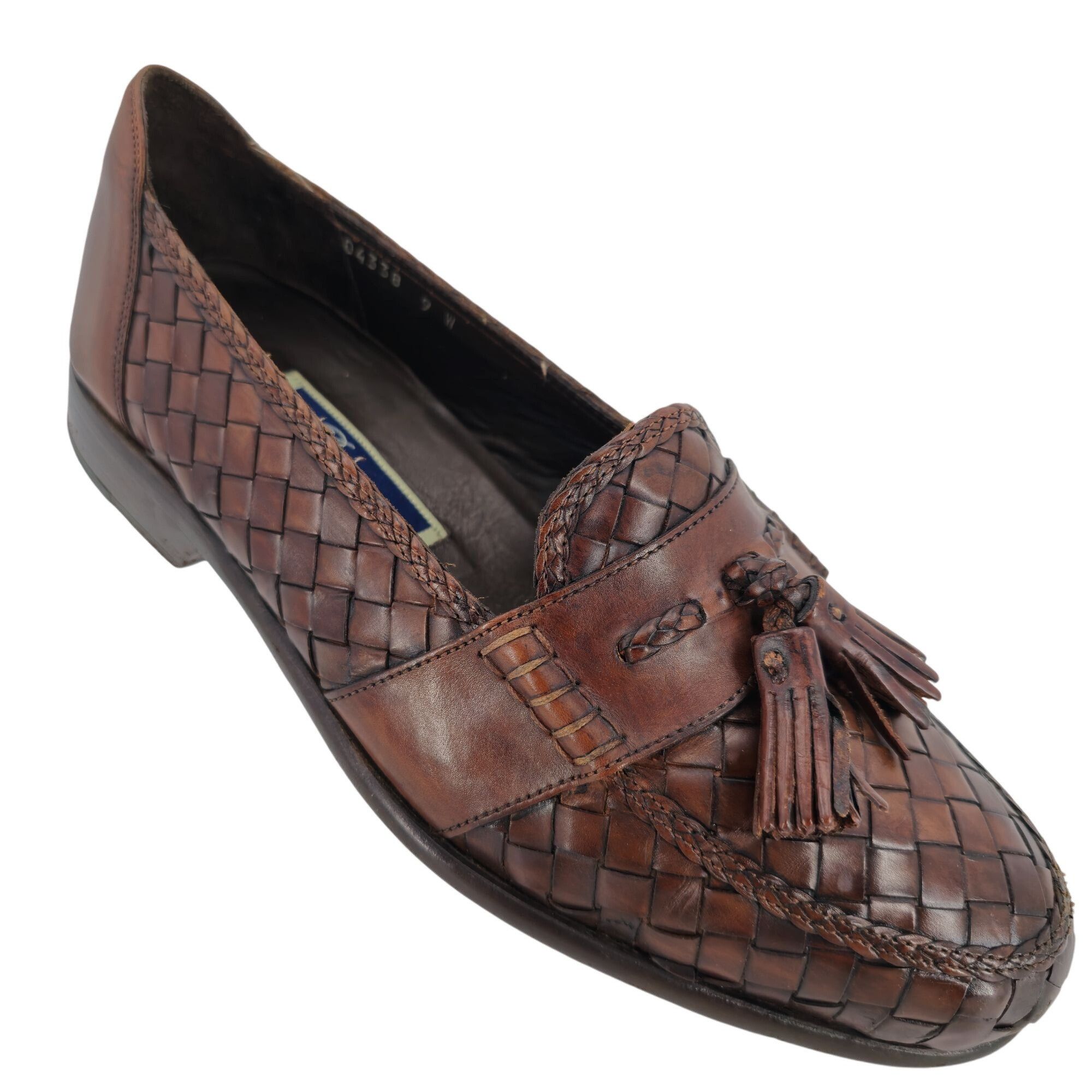 Vintage Bragano by Cole HAAN Italian Woven Tassel Loafers (11) Made in Italy ?? COLE HAAN-men main image 3