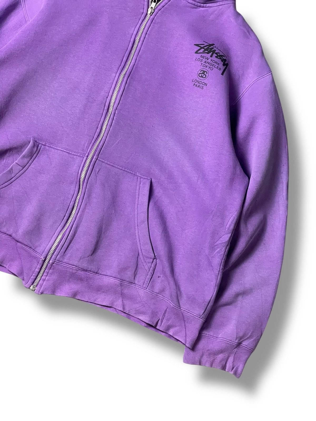 Stussy Stussy 90’s World Tour Masterpiece Hoodies (100) Size US M / EU 48-50 / 2 - 5 Thumbnail
