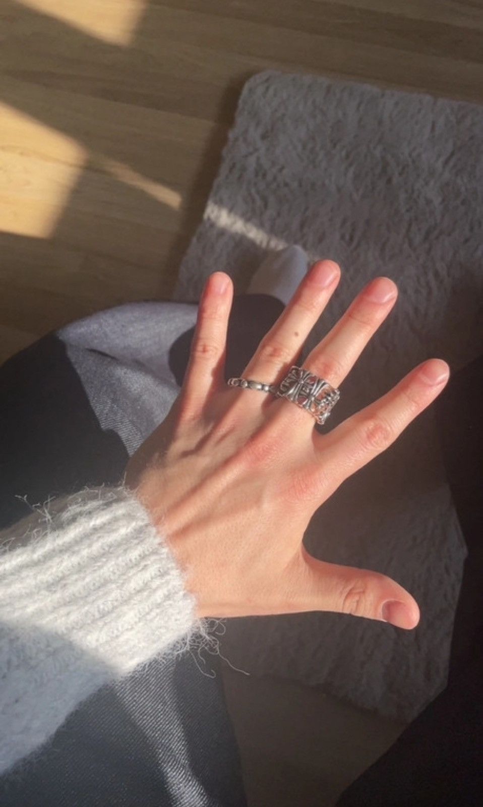 Other Chrome Vintage Ring Size S, M and L Size ONE SIZE - 1 Thumbnail