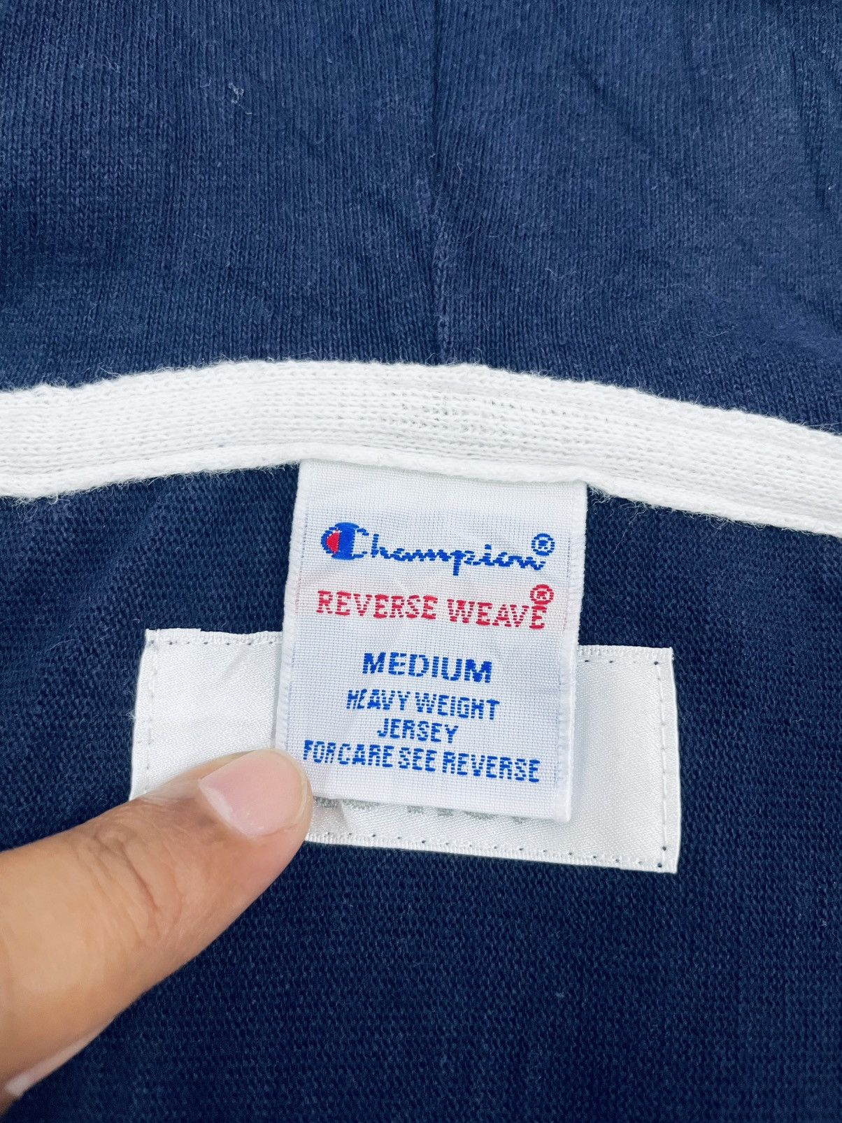 Champion × Ne-Net Vintage 90s Ne-Net Champion Sweater Hooded NYA University Size M / US 6-8 / IT 42-44 - 9 Thumbnail