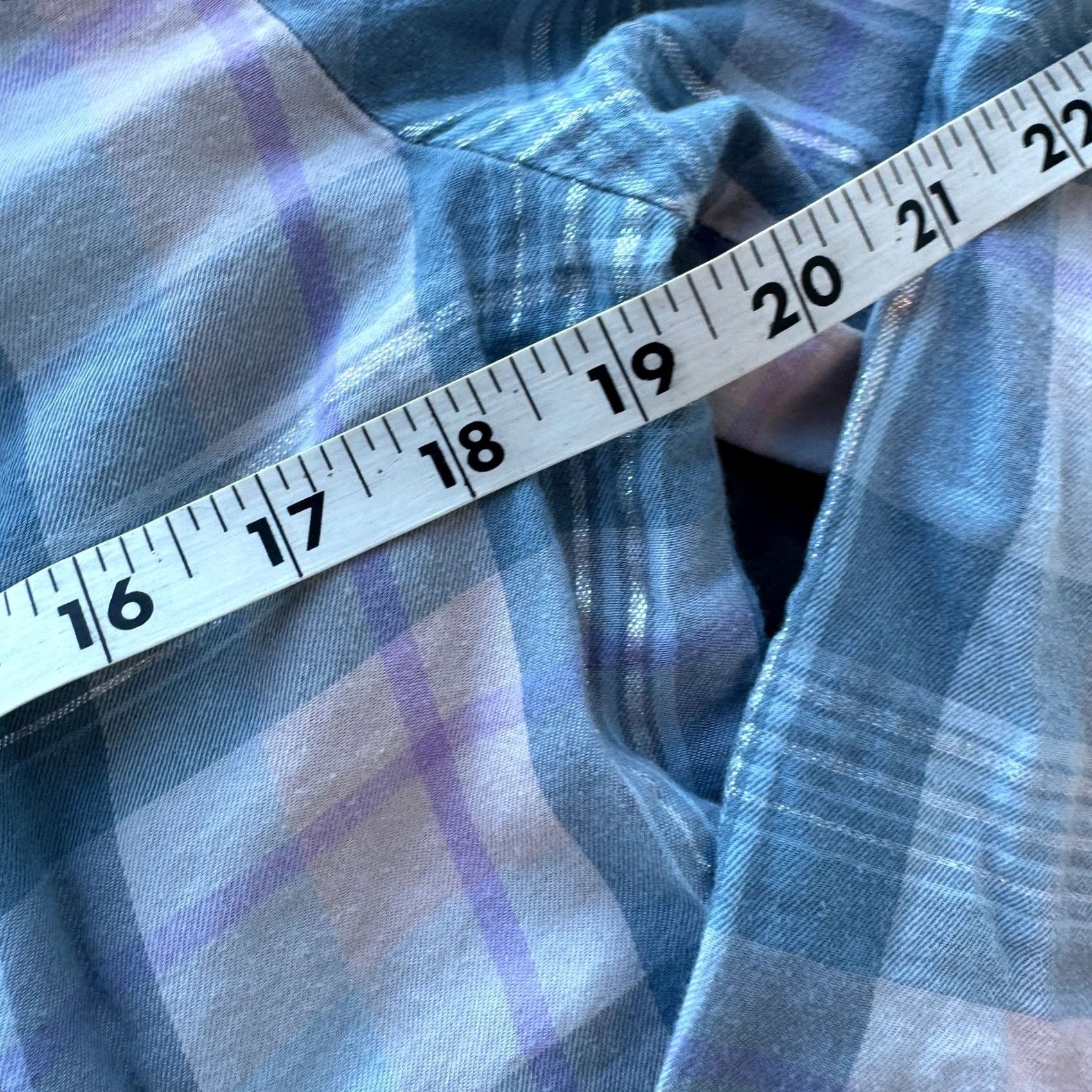 Vintage VINTAGE Victoria's Secret Blue Pink Plaid Longsleeve Button Down Shirt Women SXS? Size S / US 4 / IT 40 - 4 Thumbnail
