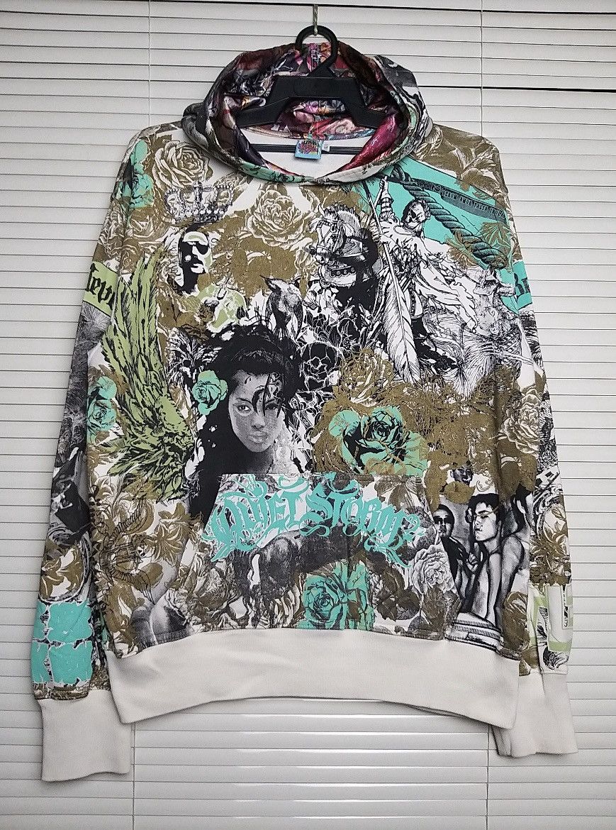 Japanese Brand SICK🔥TRUE LOVE FALSE IDOLS FULL PRINT HOODIES SWEATSHIRT Size US L / EU 52-54 / 3 - 1 Thumbnail