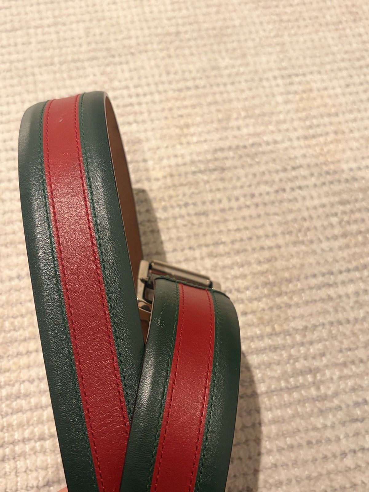 Gucci Gucci Stripe roller belt Size 32 - 4 Thumbnail