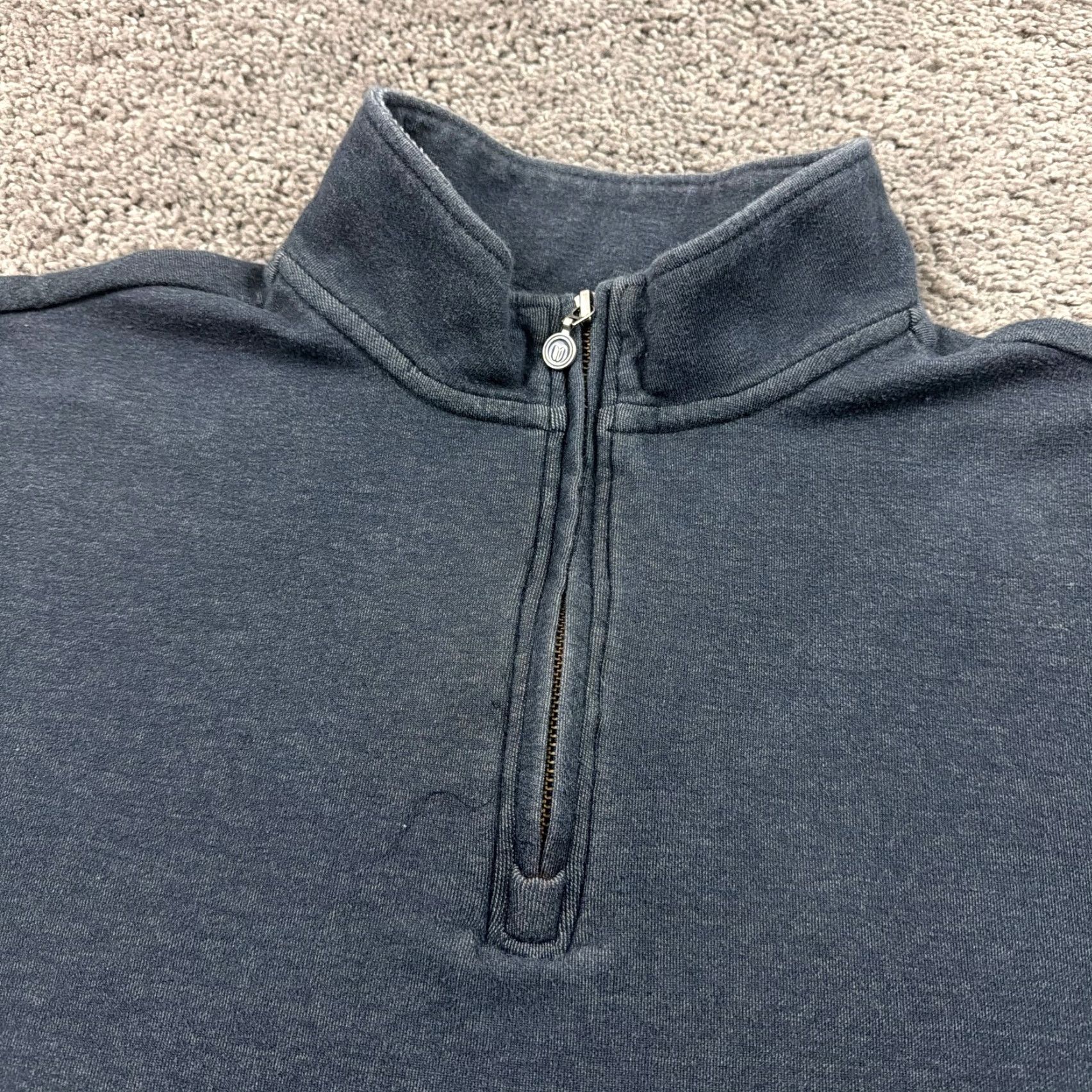 Vintage Linksoul Sweater Mens XL Gray 1/4 Zip Pullover Breathable Mock Neck Casual Size US XL / EU 56 / 4 - 2 Thumbnail