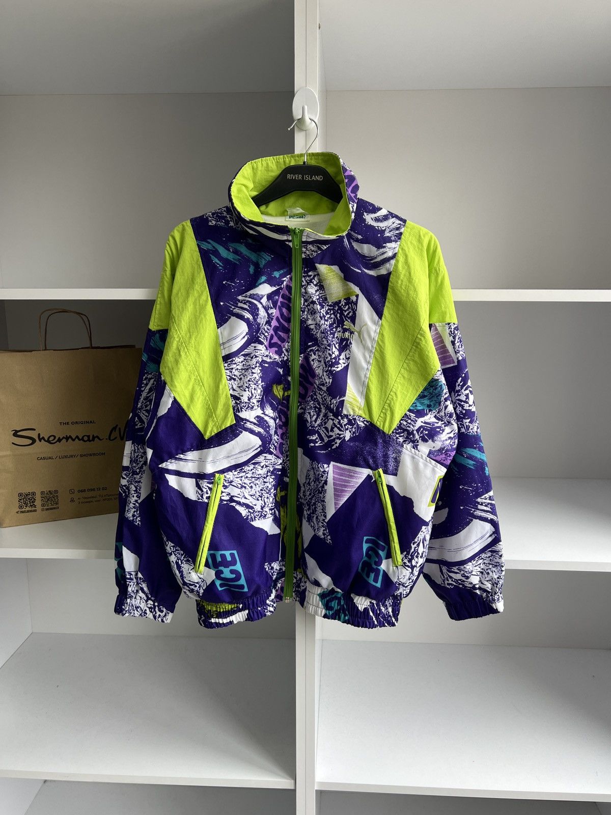 Puma × Vintage Vintage Puma Sports Jacket Track 90s Mens Size US M / EU 48-50 / 2 - 4 Thumbnail