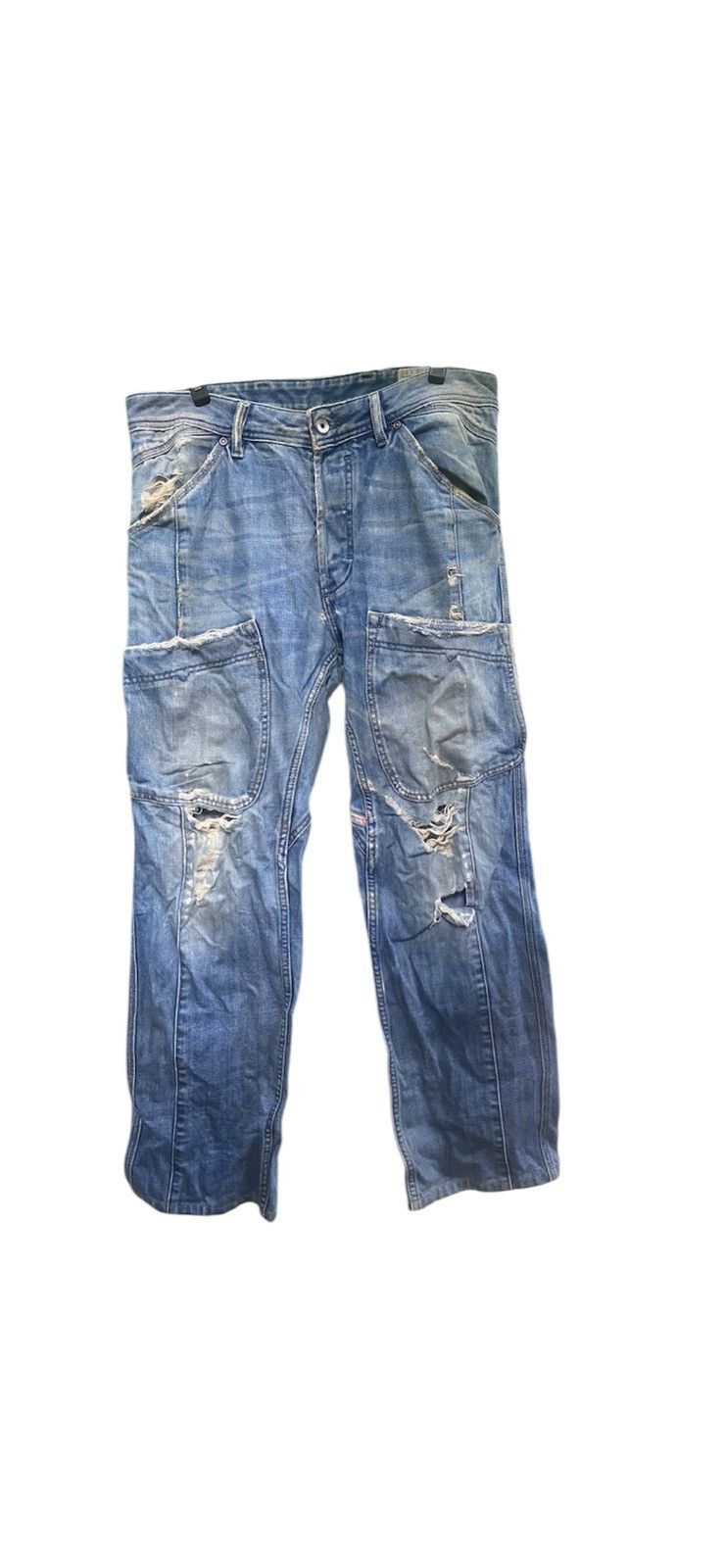 Diesel × Vintage VINTAGE DIESEL FLAGIX DISTRESSED denim Size US 32 / EU 48 - 1 Thumbnail