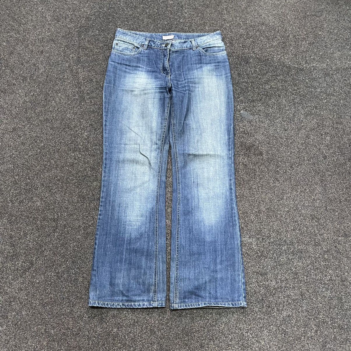 Vintage Vintage Private Member Y2K Wide Leg Flared Pants Japan 32 Size US 32 / EU 48 - 2 Thumbnail