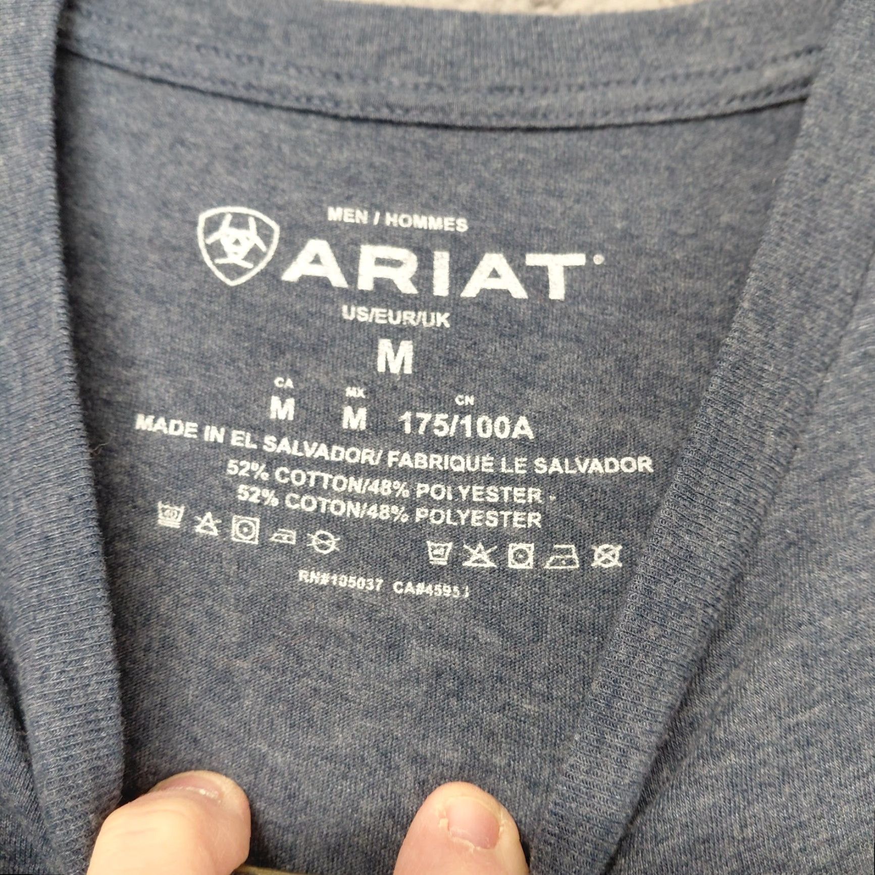 Ariat Ariat Shirt Mens Size Medium Heather Gray Crestline Long Sleeve Crewneck Cowboy Pro Series Rio Free! Size US M / EU 48-50 / 2 - 7 Thumbnail
