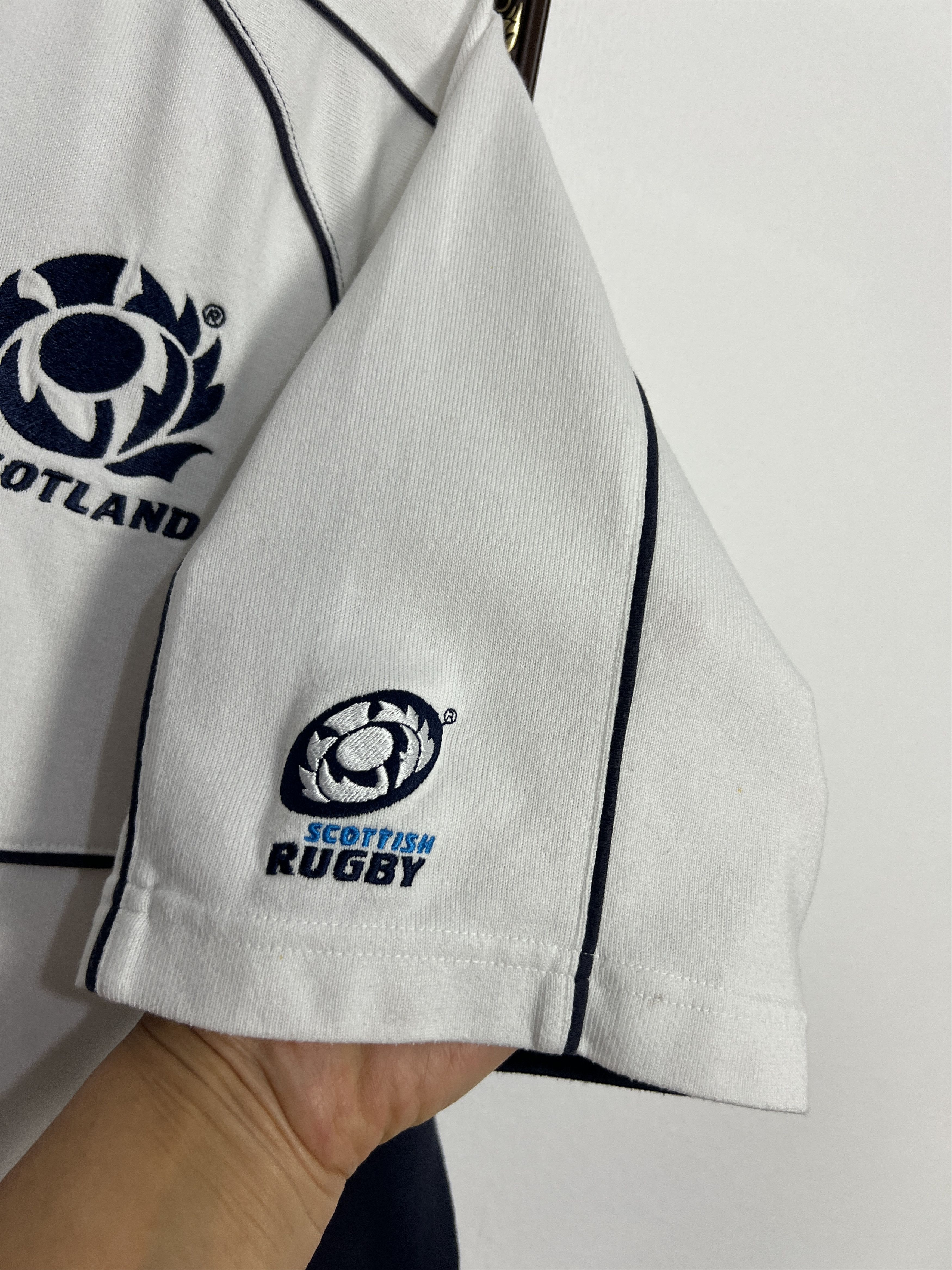 Vintage Vintage Canterbury Scotland Rugby Union Jersey Shirt Trikot Size US L / EU 52-54 / 3 - 5 Thumbnail