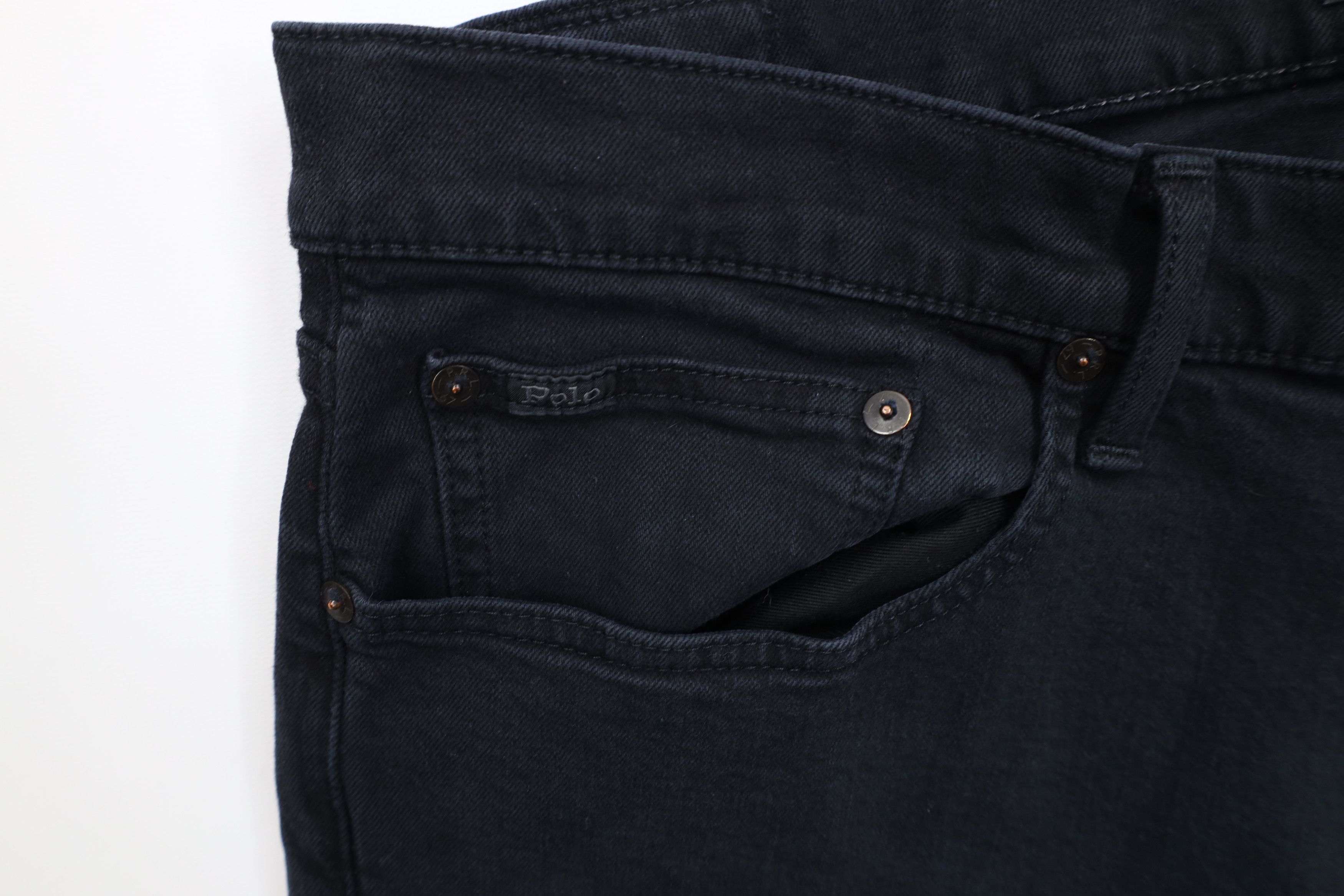 Ralph Lauren × Vintage Vintage Y2K Ralph Lauren Straight Leg Stretch Denim Jeans Size US 36 / EU 52 - 8 Thumbnail