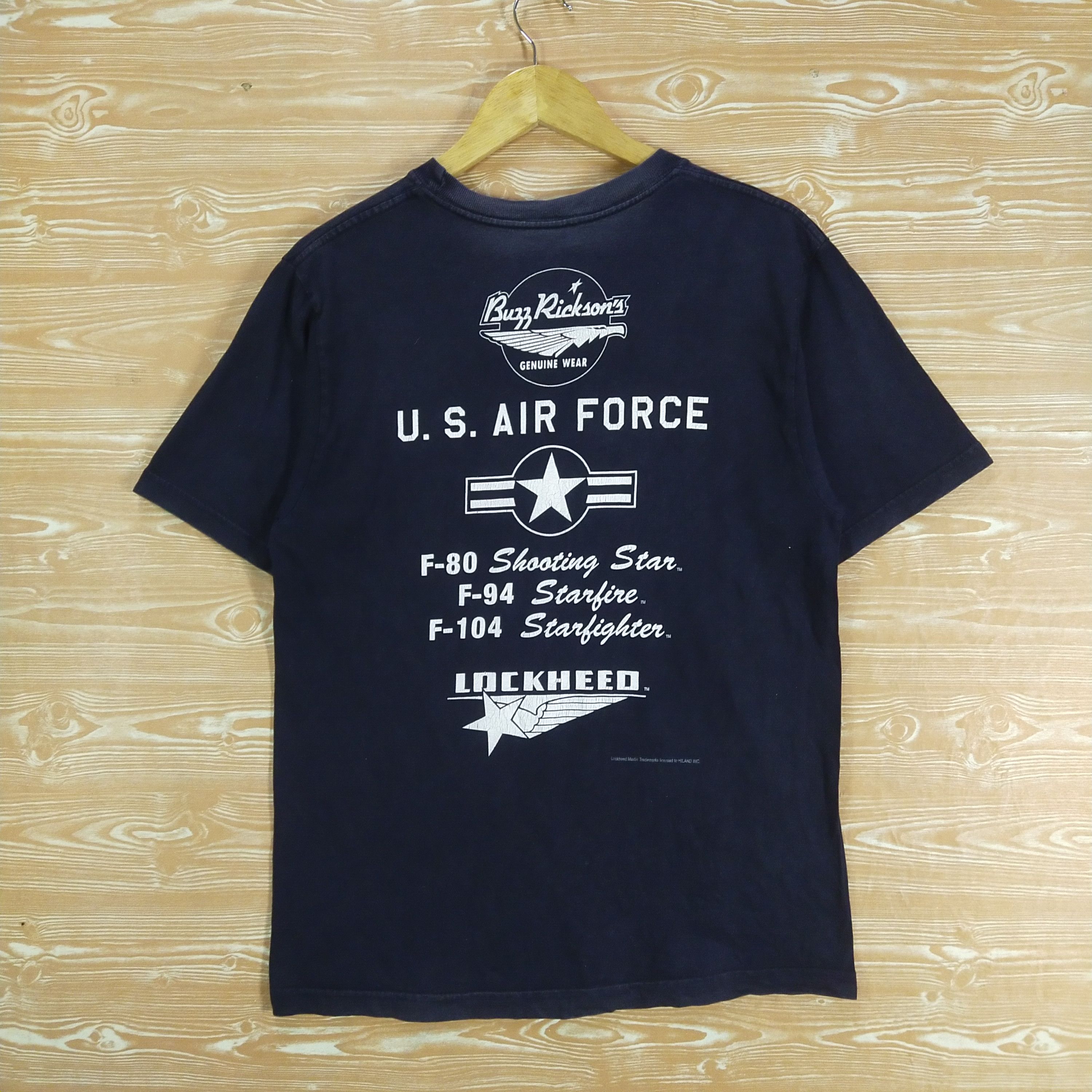 Buzz Rickson's Vintage Lockheed USAF Tee by Buzz Rickson Size US M / EU 48-50 / 2 - 2 Thumbnail