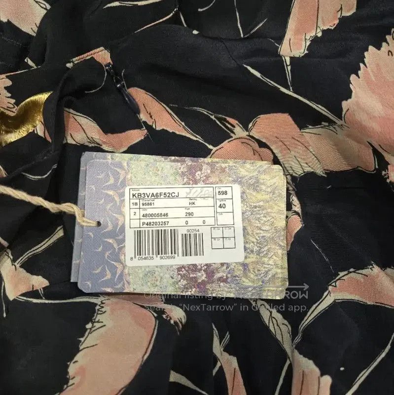 Valentino Valentino Silk Summer Dress with Bird Print . Size S / US 4 / IT 40 - 6 Thumbnail
