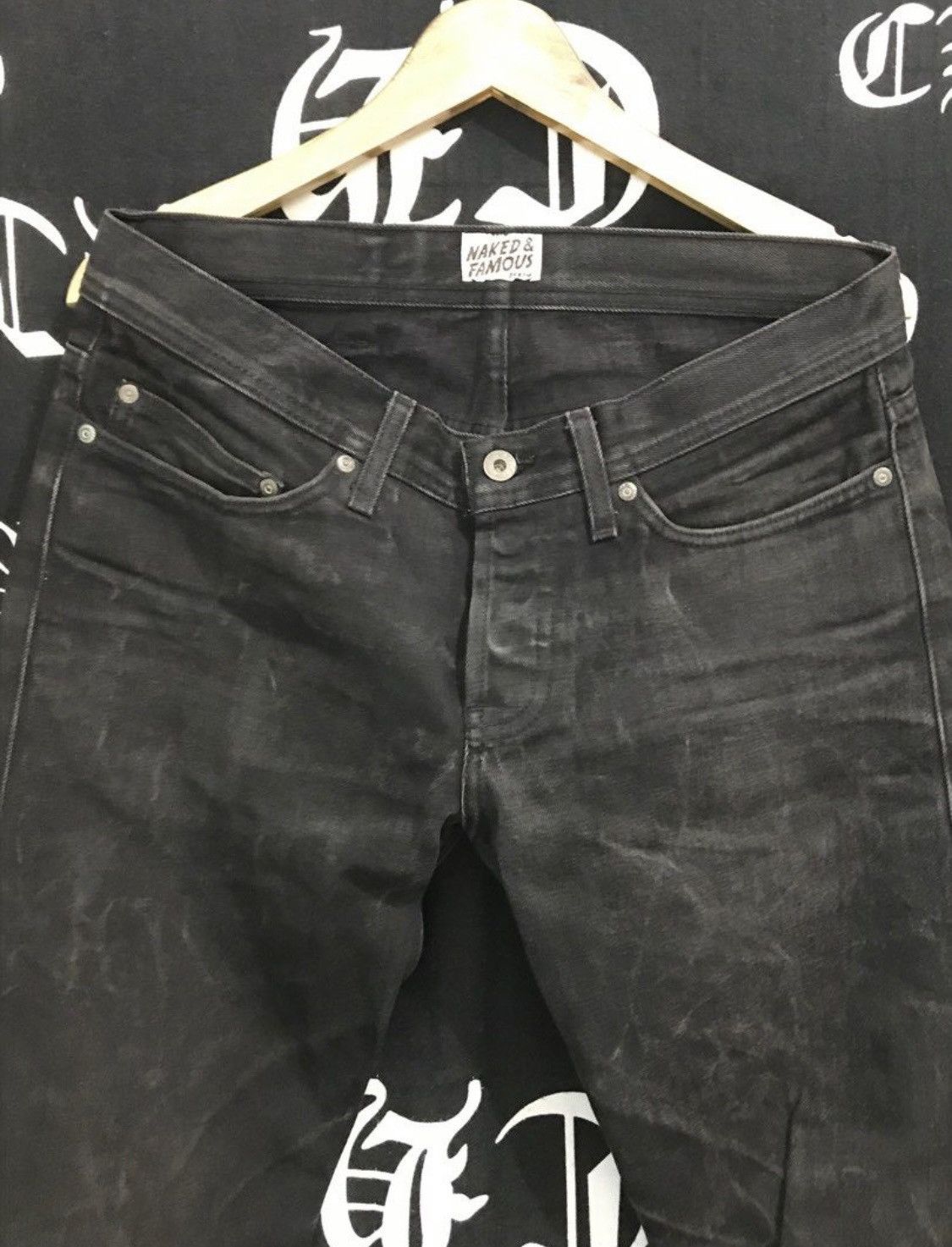 Naked & Famous Naked &famous black selvedge Size US 32 / EU 48 - 6 Thumbnail