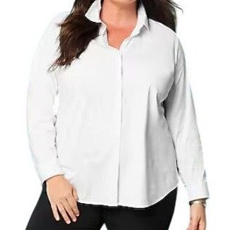 Other J. Jill Classic White Button Shirt XL Essential Layering Wor Size XL / US 12-14 / IT 48-50 - 1 Thumbnail