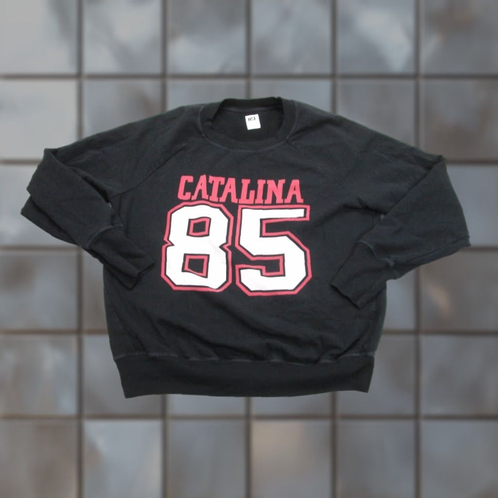 Catalina NSF Women's Black Crewneck Sweatshirt Pullover L Fleece Logo Casual Activewear Size L / US 10 / IT 46 - 1 Thumbnail