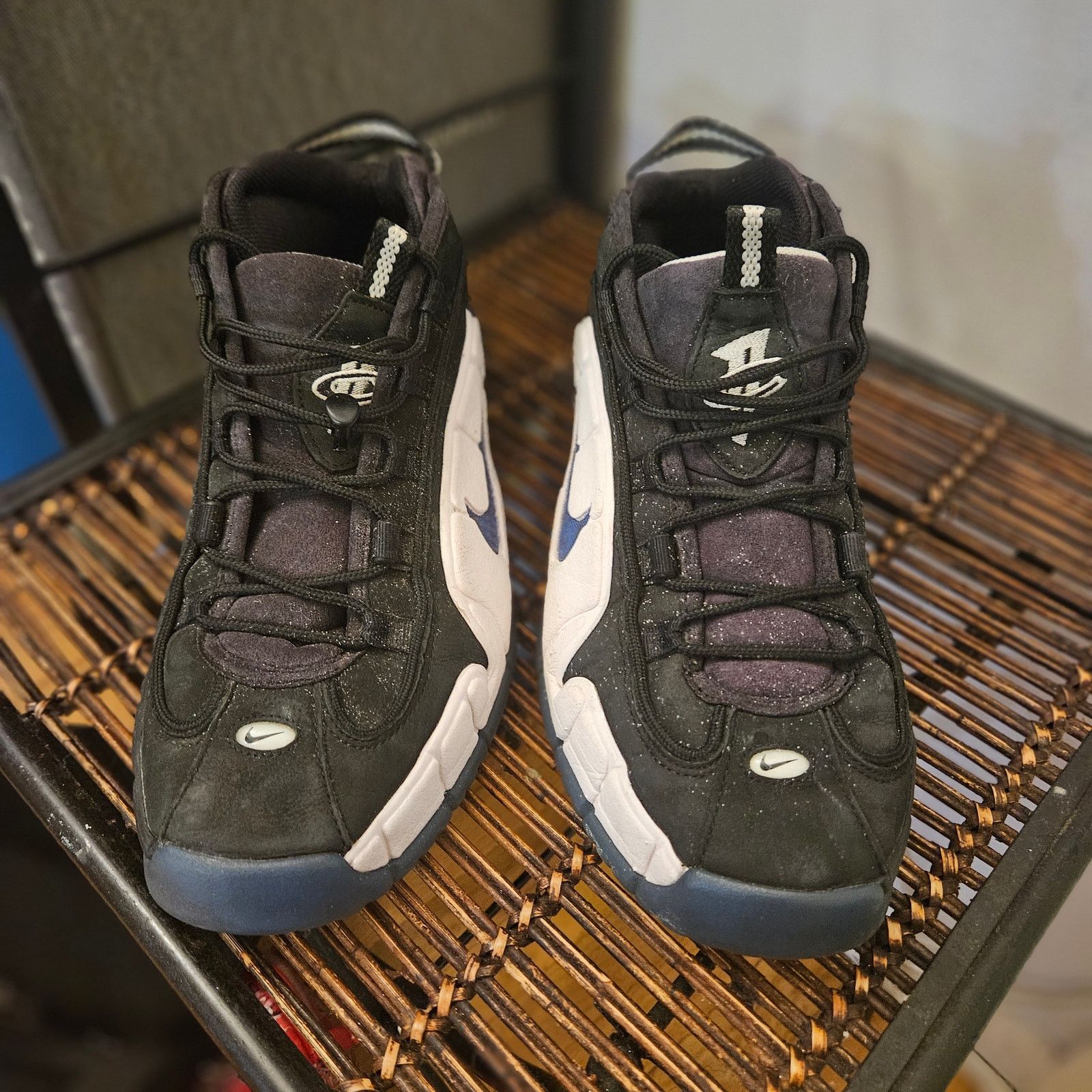 Nike Nike Air Max Penny 1 DM9130-001 Size 10.5 Black/White/Blue Size US 10.5 / EU 43-44 - 3 Thumbnail