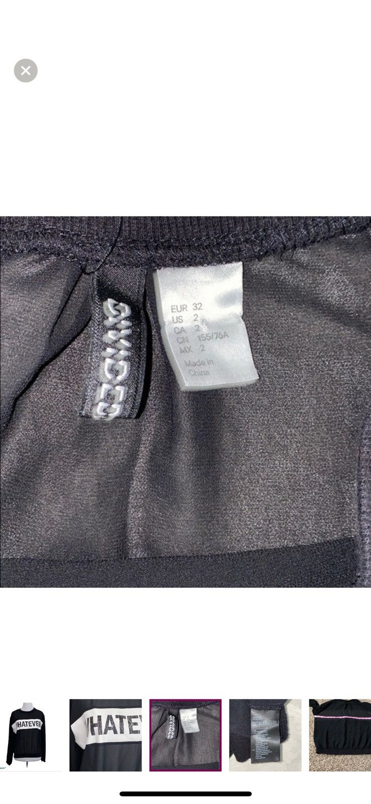 Divided Divided by H&M whatever top size 2 Size XS / US 0-2 / IT 36-38 - 6 Thumbnail