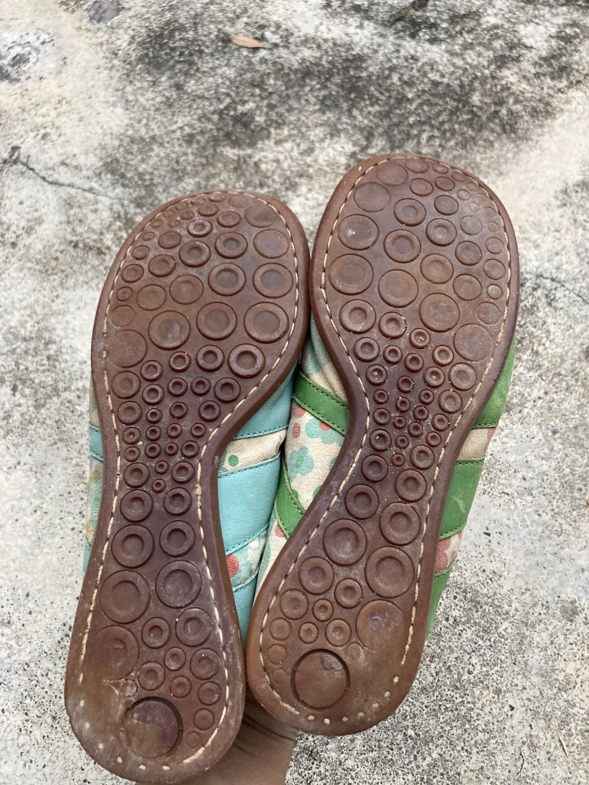 Camper × Vintage Vintage Camper Outdoor Floral Shoes Size US 7 / IT 37 - 9 Thumbnail