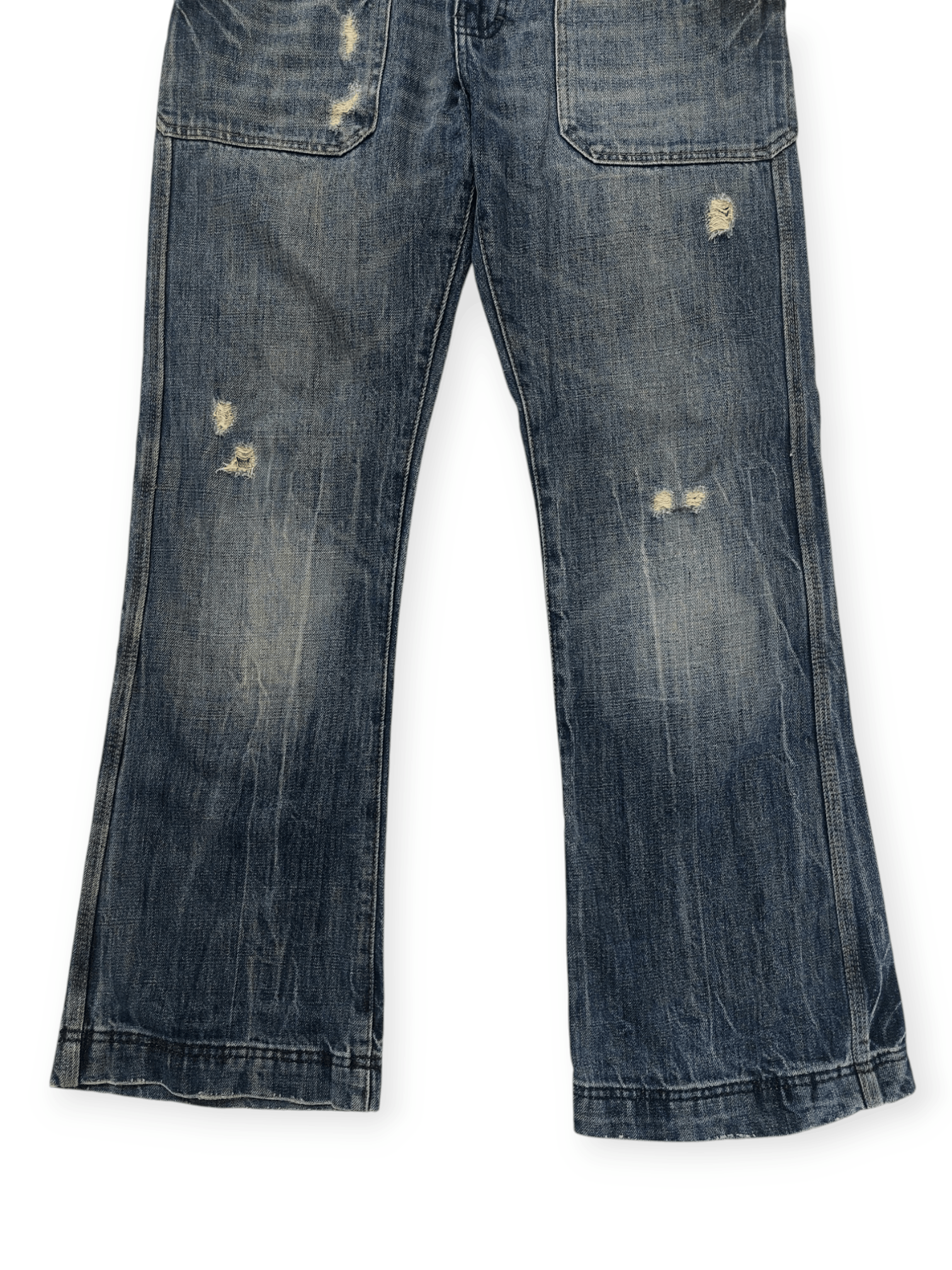 Designer Flare Big Pocket Baggy Denim Size US 30 / EU 46 - 6 Thumbnail