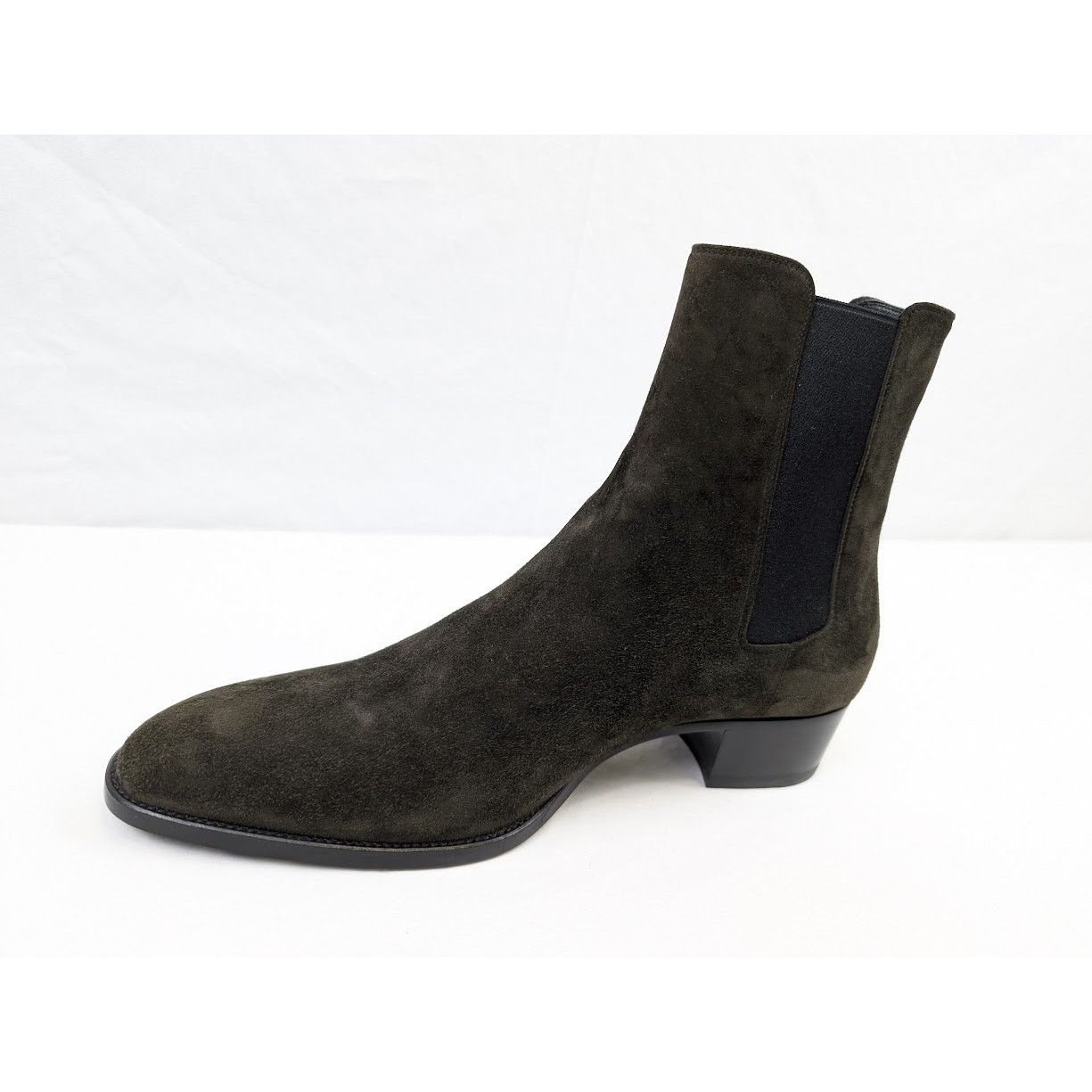 Saint Laurent Paris o1rshd1 Wyatt 40 Chelsea Cachemire Boots in Sabble Brown Size US 11 / EU 44 - 10 Thumbnail
