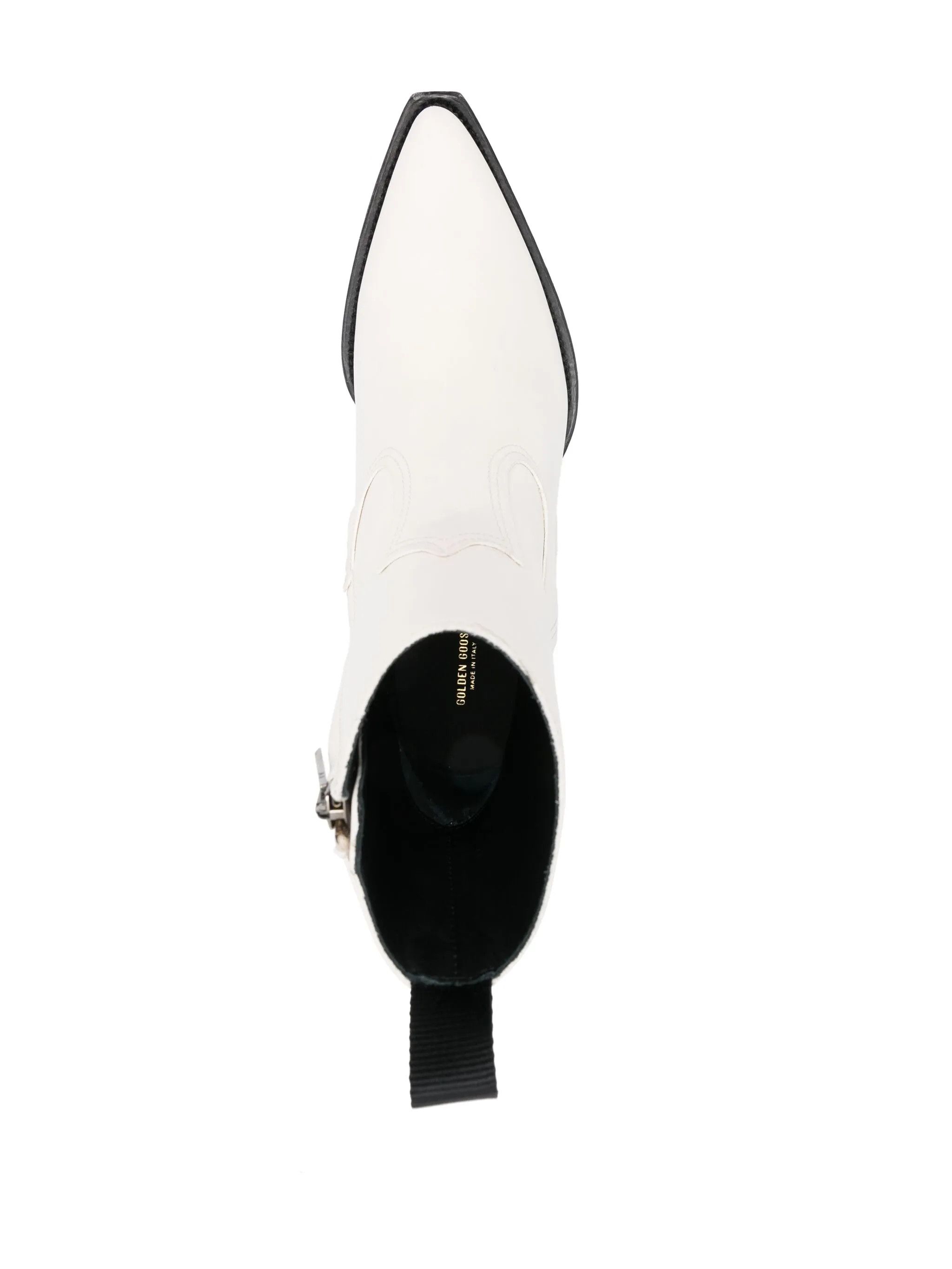 Golden Goose o1y0725 Ankle Boots in Ivory Size US 6 / IT 36 - 4 Thumbnail