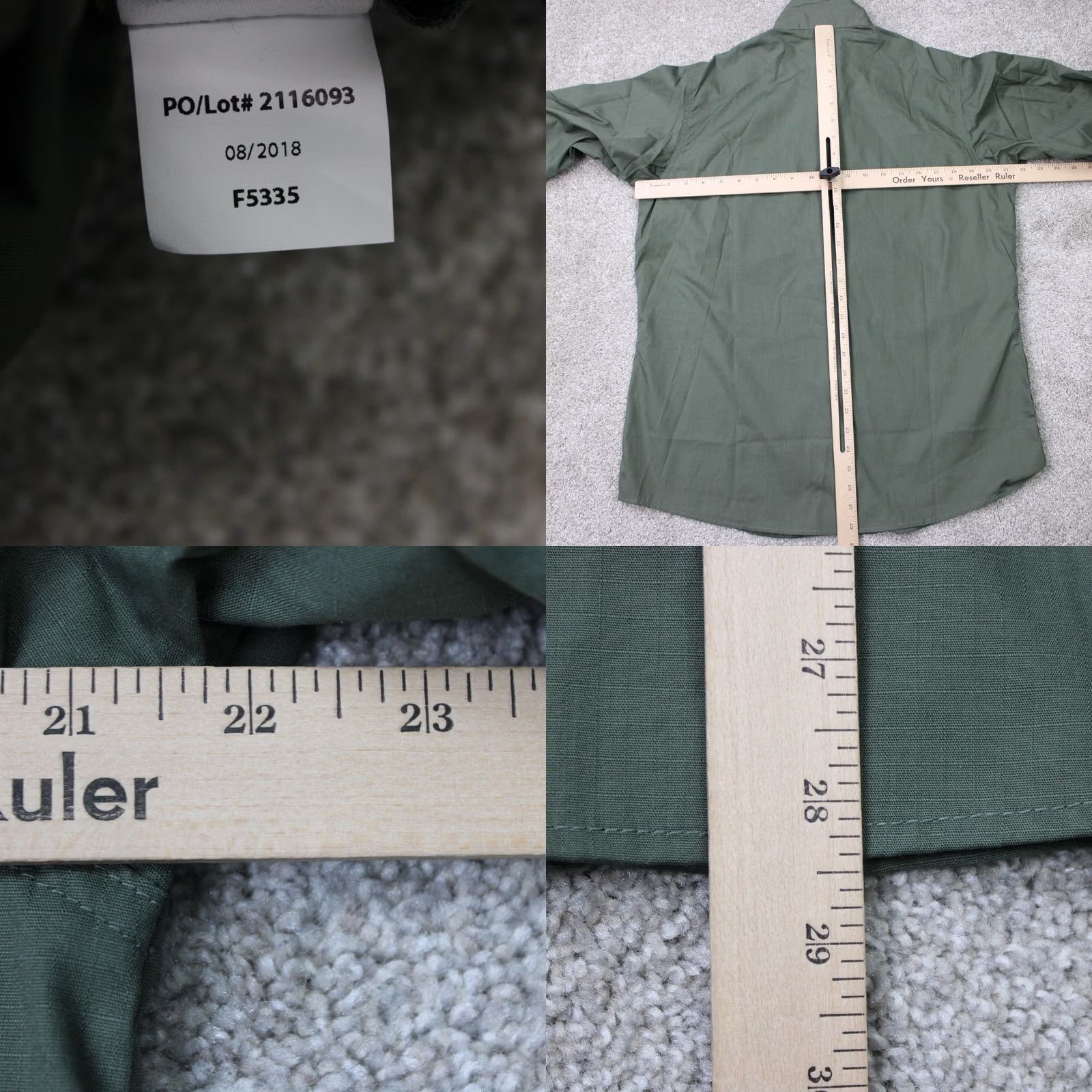 Propper Propper RevTac Shirt NWT Womens Medium Green Ripstop Stain-Resistant Long Sleeve Size M / US 6-8 / IT 42-44 - 9 Thumbnail