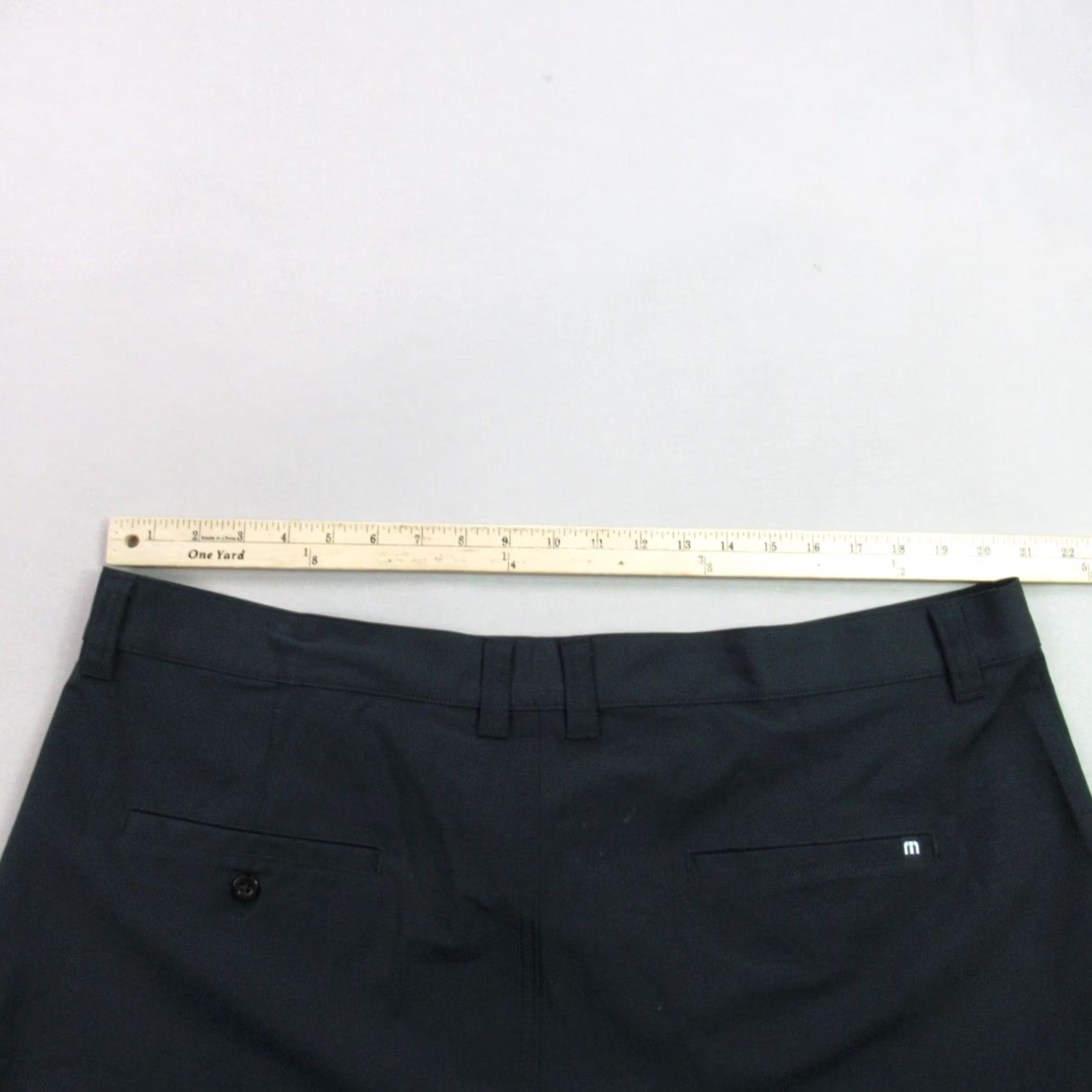 TravisMathew Travis Mathew Shorts Mens 42 Pockets Button Lightweight Outdoors Black Chino Size US 42 / EU 58 - 5 Thumbnail