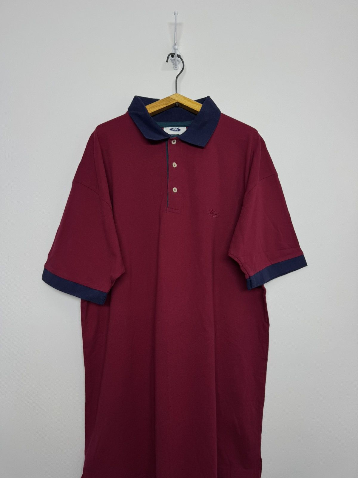 Ford Vintage Y2k Ford Racing Polo 80s Size US XL / EU 56 / 4 - 4 Thumbnail