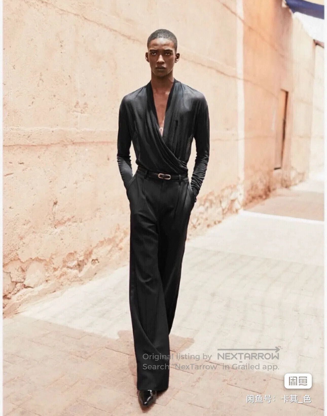 Saint Laurent Paris Saint Laurent Paris Crepe Deep V Neck Camisole| Size US L / EU 52-54 / 3 - 1 Thumbnail