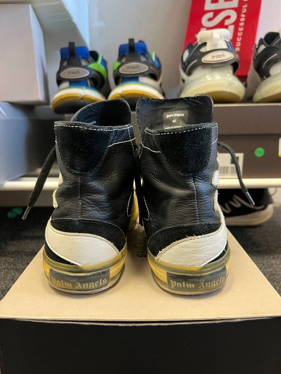 Palm Angels Palm Angels High Top Sneakers Size US 7.5 / EU 40-41 - 4 Thumbnail