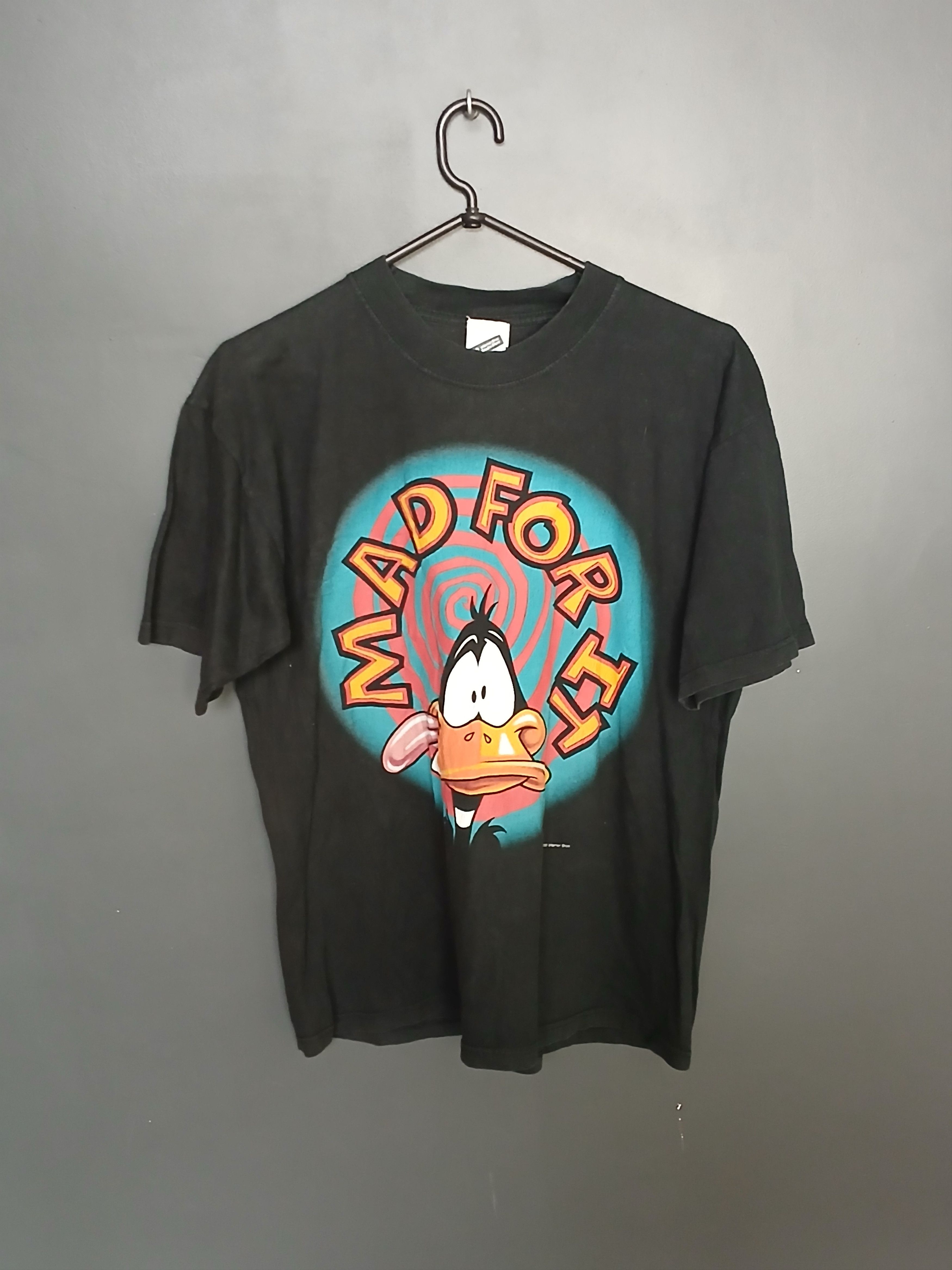 Cartoon Network × Vintage × Warner Bros Vintage 2000 Looney Tunes Daffy Duck T-Shirt Size US M / EU 48-50 / 2 - 1 Thumbnail