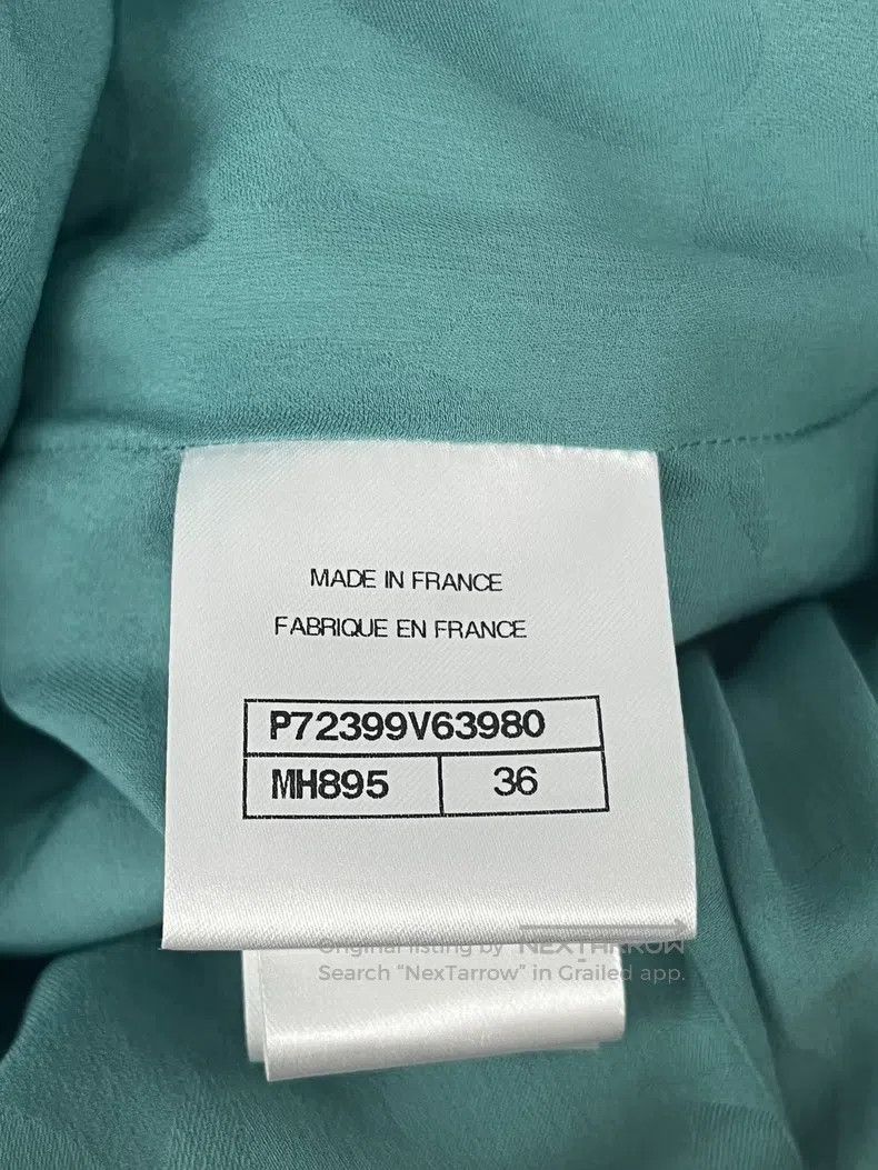 Chanel Chanel 22P peacock blue four-pocket jacket Size XS / US 0-2 / IT 36-38 - 5 Thumbnail