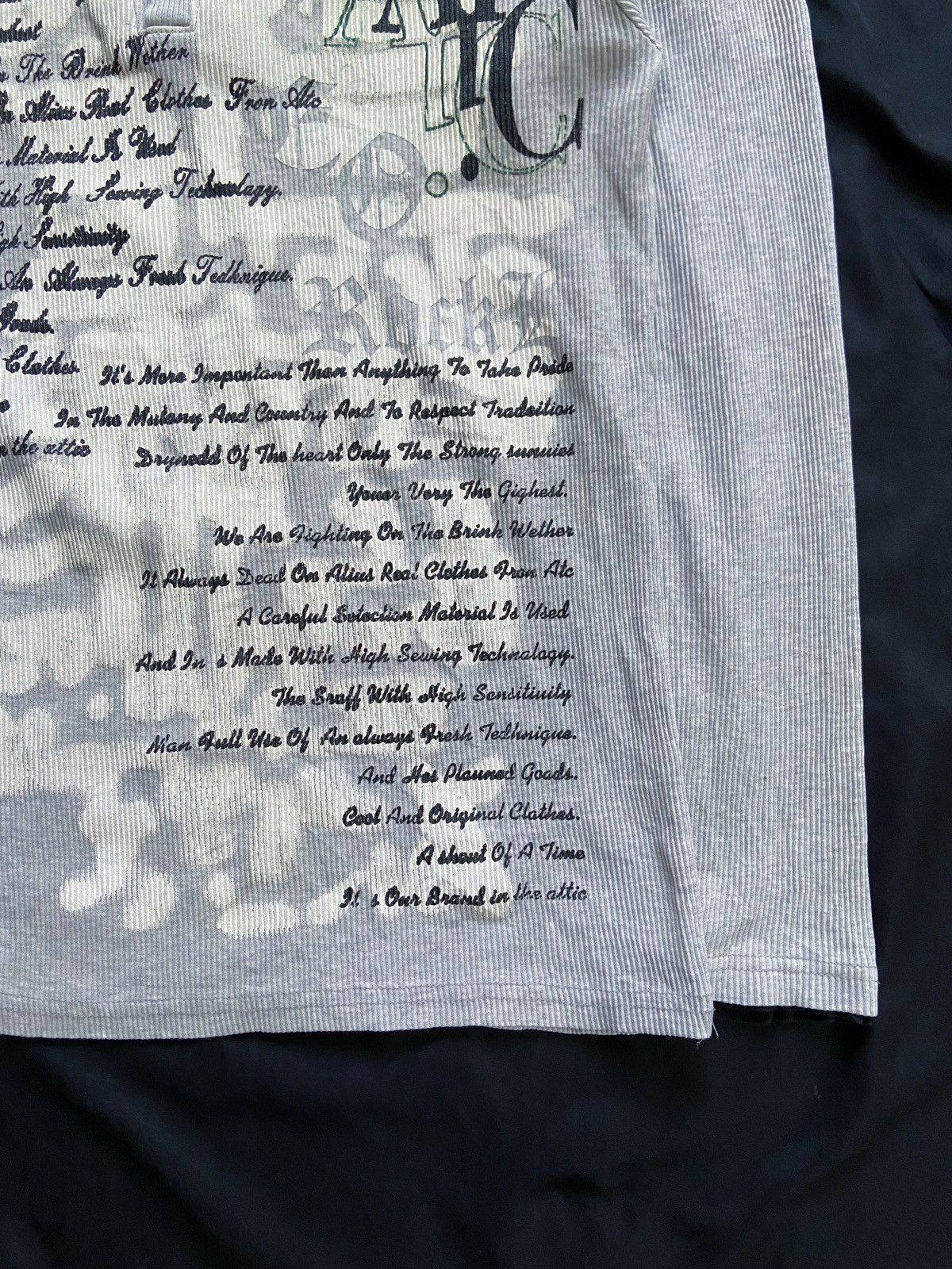 Japanese Brand DOUBLE LAYER INTERFLOW POEM LONG SLEEVE Size US M / EU 48-50 / 2 - 5 Thumbnail