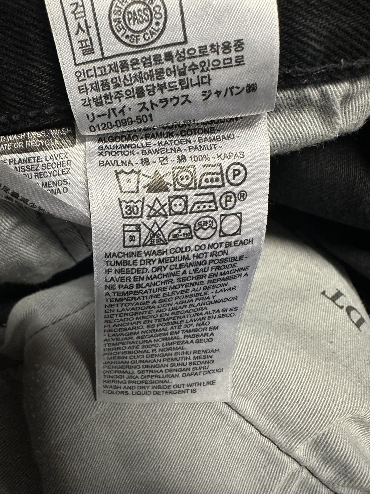 (B).Stroy × DENIM TEARS Denim tears size 30 pre owned b stroy jeans Size US 30 / EU 46 - 6 Thumbnail