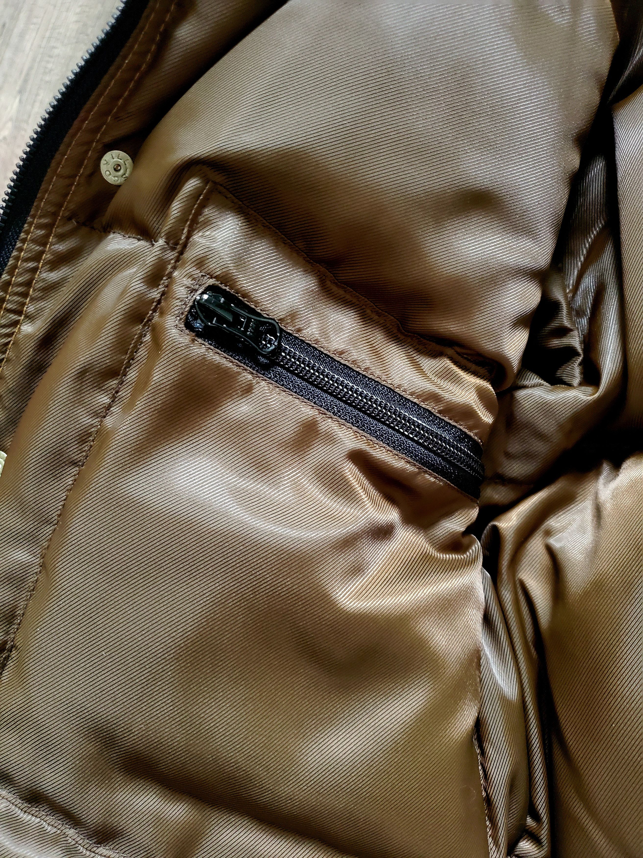 Samurai Jeans Kakishibu Horsehide Selvedge Chino Down Jacket Size US L / EU 52-54 / 3 - 18 Thumbnail