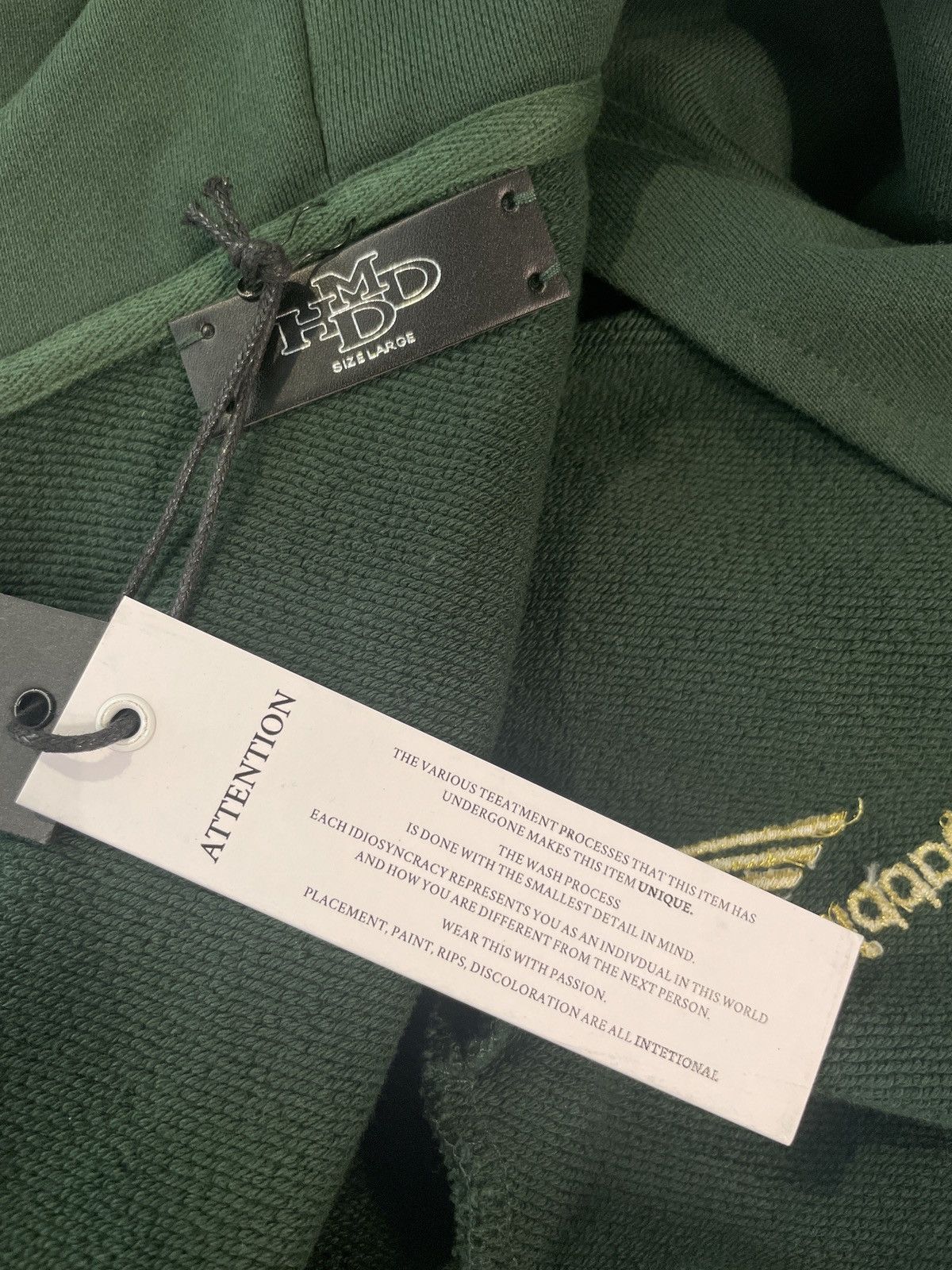 HMDD HMDD Crystal Zip Up Hoodie Green Large Size US L / EU 52-54 / 3 - 4 Thumbnail