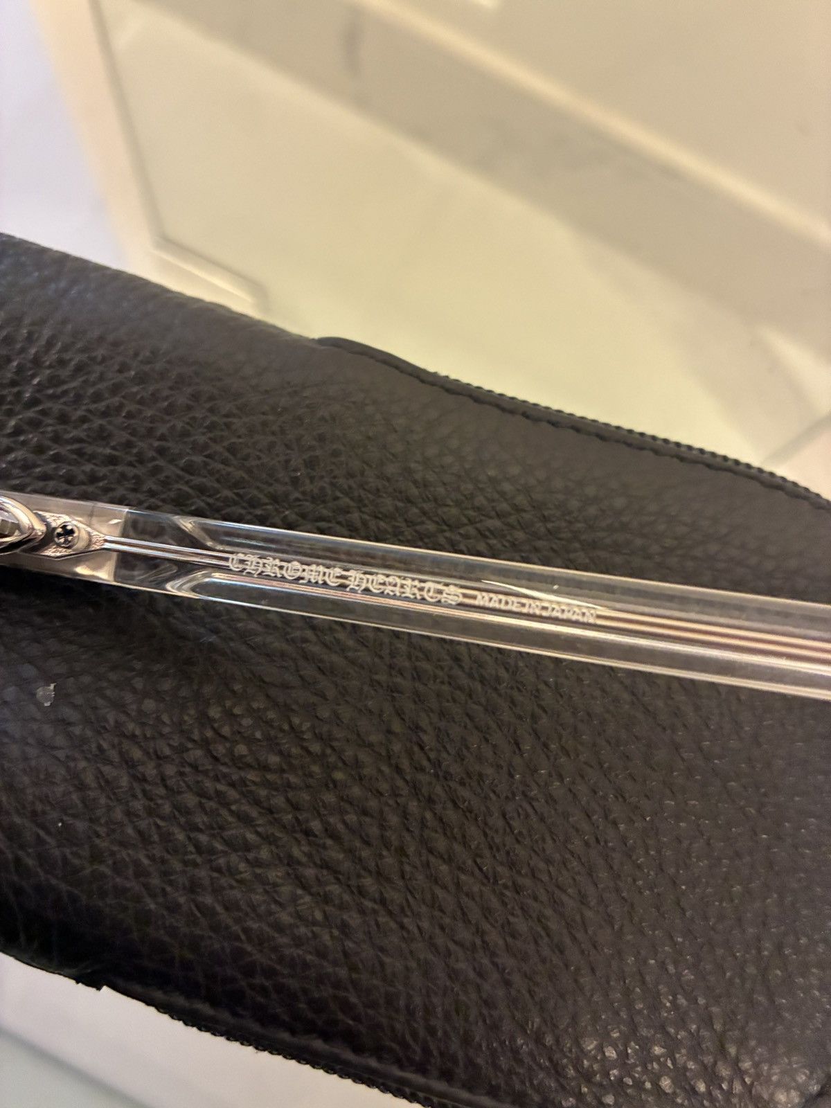 CHROME HEARTS Smoke Show Crystal Silver Glasses
