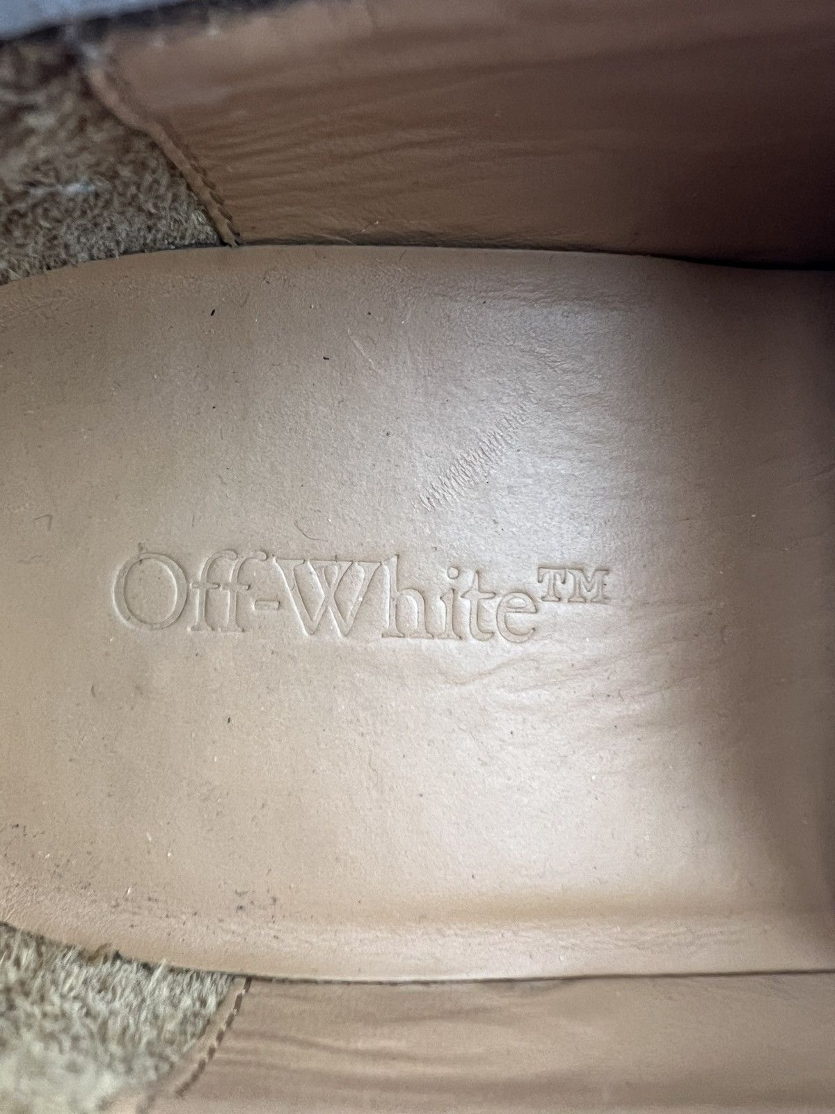 Off-White OFF-WHITE Derby Suede Boat Shoes SPONGE Rubber Sole Gray Size US 8 / EU 41 - 19 Thumbnail