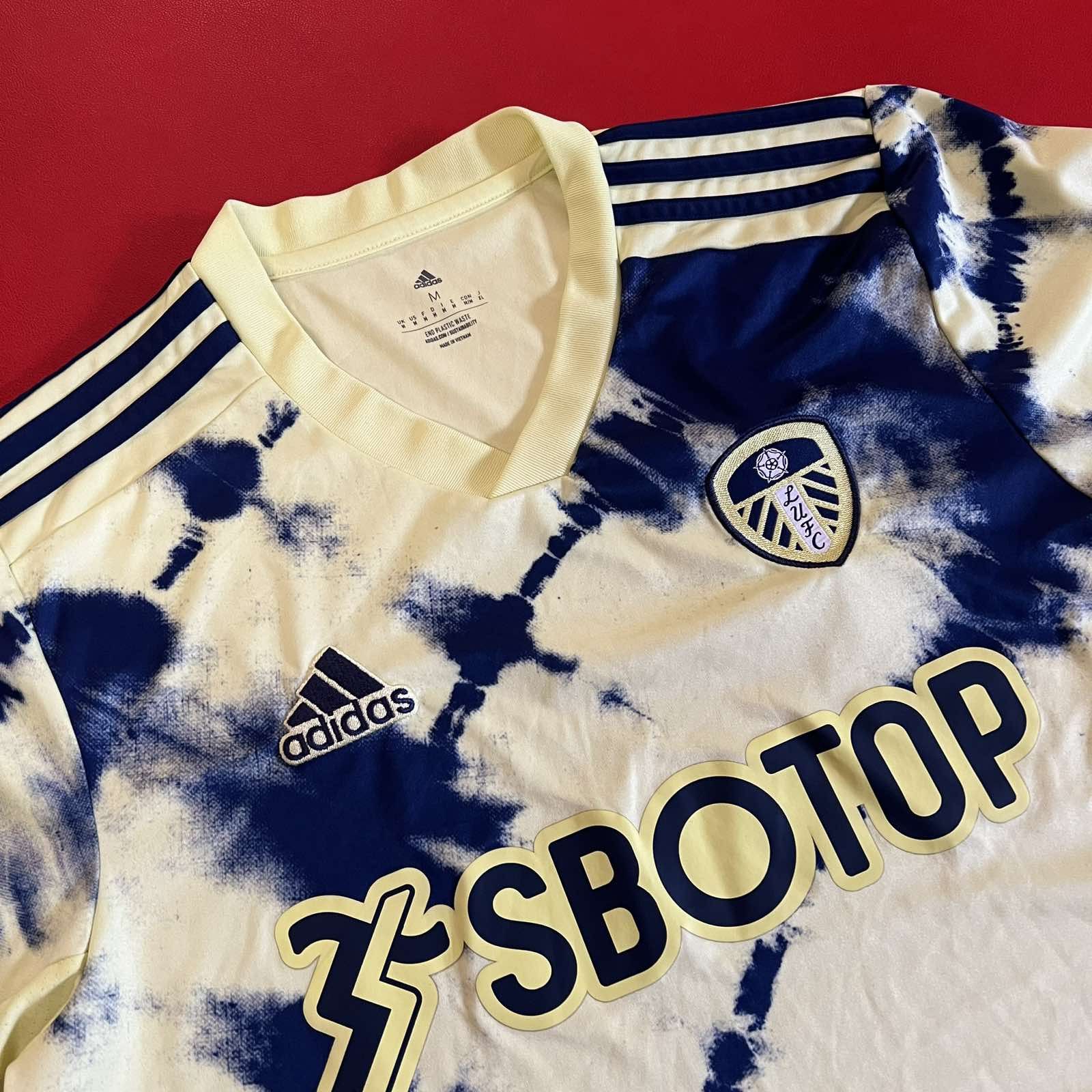 Adidas Adidas Leeds United 2022-23 Away Football Soccer Jersey Size US M / EU 48-50 / 2 - 3 Thumbnail