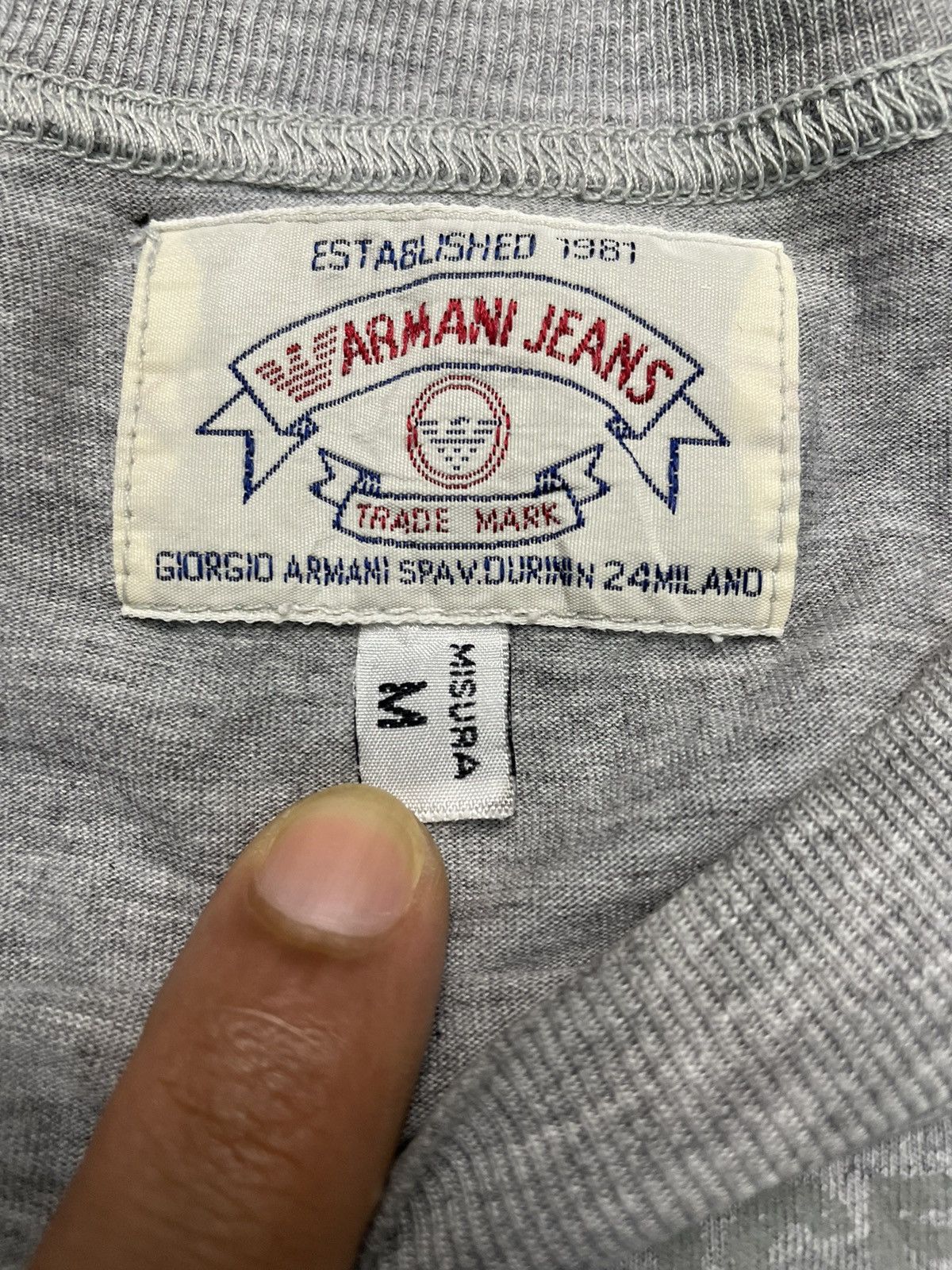 Armani × Giorgio Armani × Vintage Vintage Giorgio Armani Jeans Shirt Size US L / EU 52-54 / 3 - 4 Thumbnail