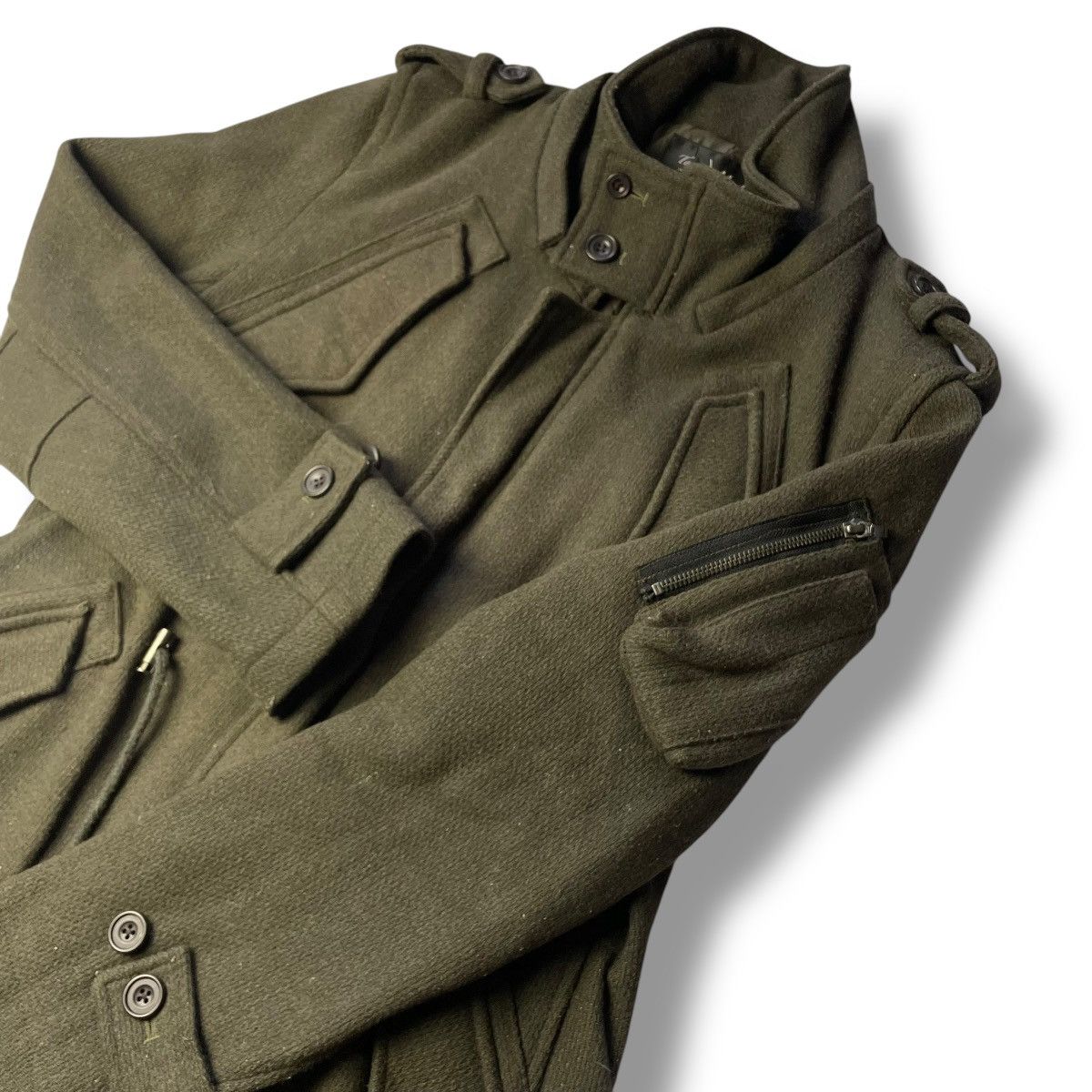 Tornado Mart 🇯🇵 TORNADO MART HEAVY PARKA WOOL MILITARY JACKET Size US M / EU 48-50 / 2 - 6 Thumbnail