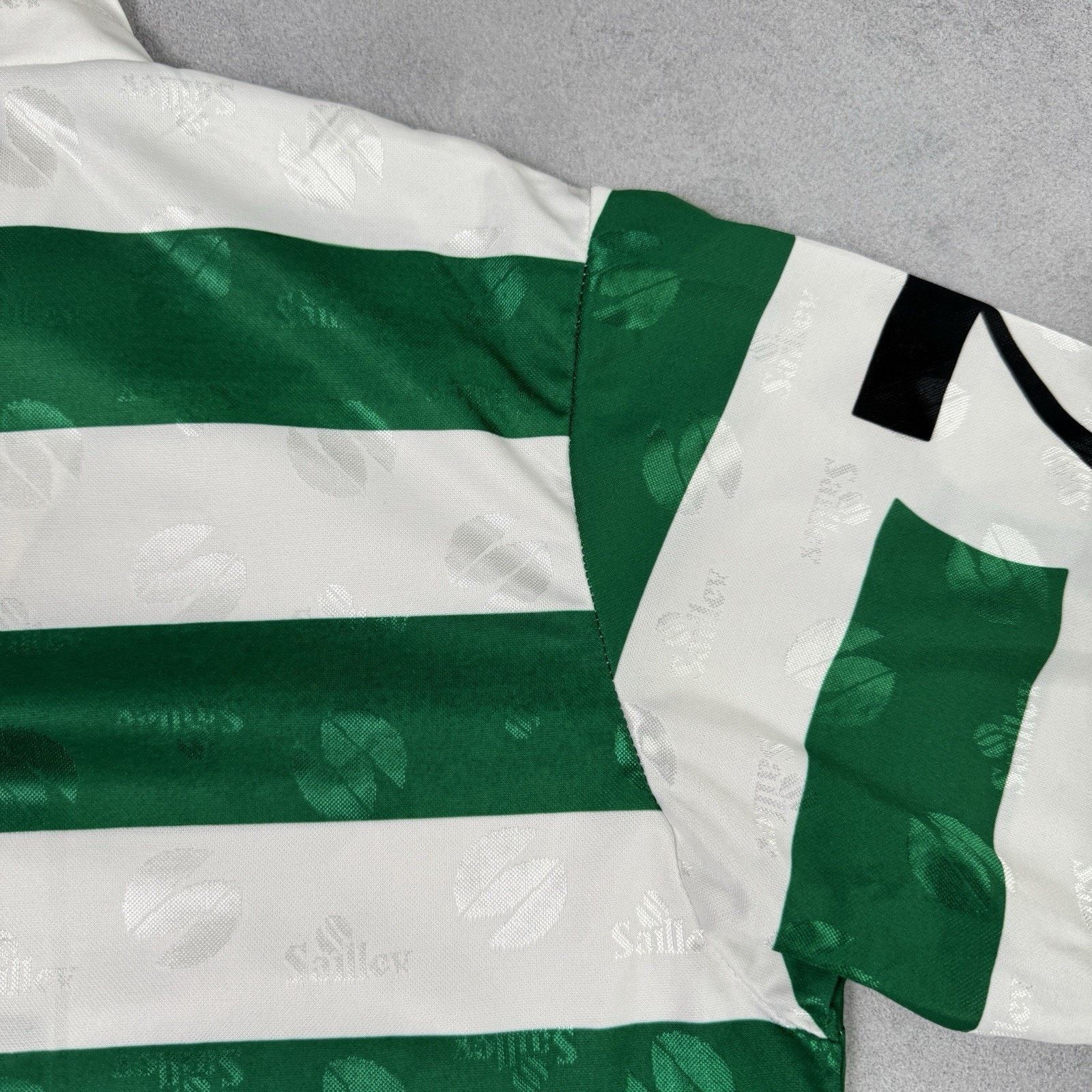Vintage 1995-1996 Sporting Lisbon Saillev Home Soccer Jersey Size US XL / EU 56 / 4 - 14 Thumbnail