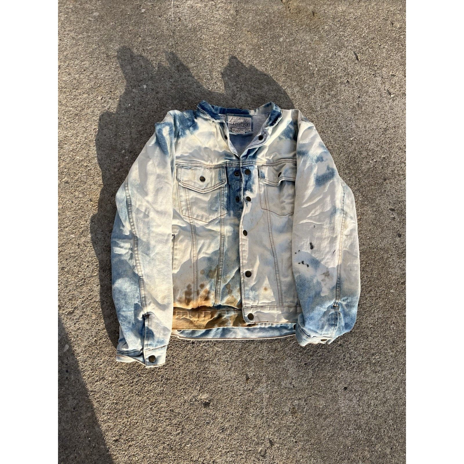 Quiksilver 80s 90s Quicksilver x Saugatuck Bootleg Jean Jacket Acid was Size US M / EU 48-50 / 2 - 2 Thumbnail