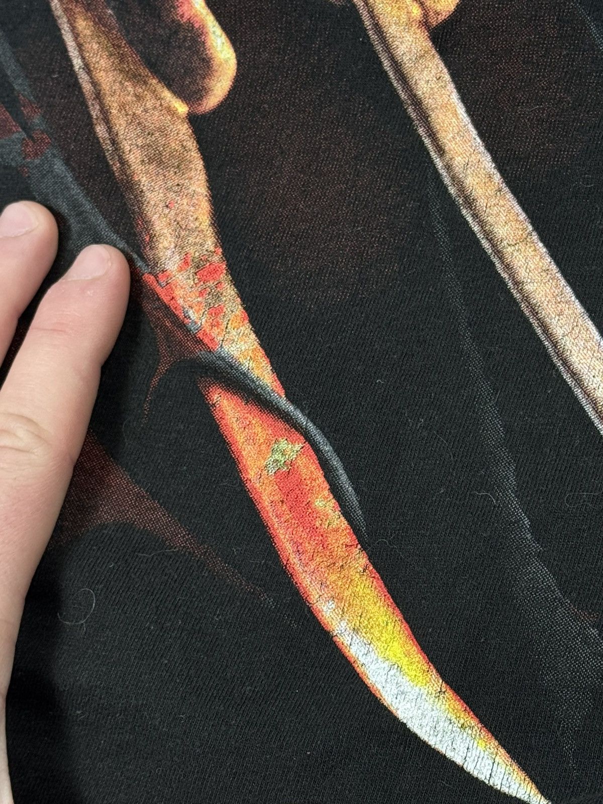 Vintage A Nightmare on Elm. Street Freddie Krueger T-Shirt Tee Size US XXL / EU 58 / 5 - 3 Thumbnail