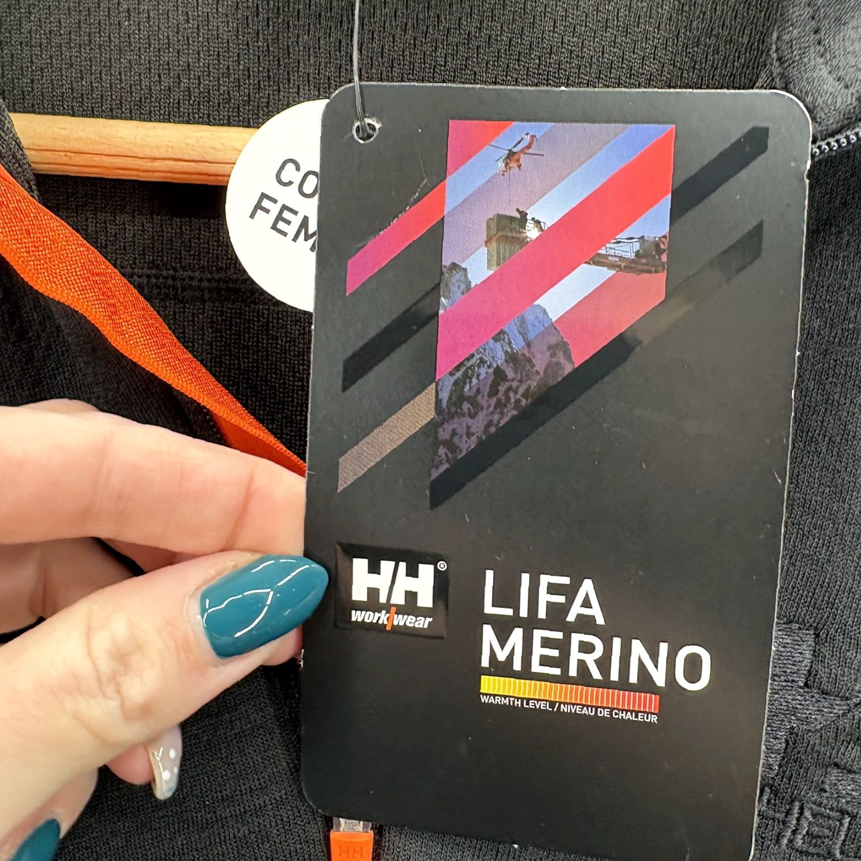 Helly Hansen Helly Hansen Lifa Merino Pullover Womens XS Black 1/4 Zip Thermal Baselayer Ski Shirt Size XS / US 0-2 / IT 36-38 - 6 Thumbnail