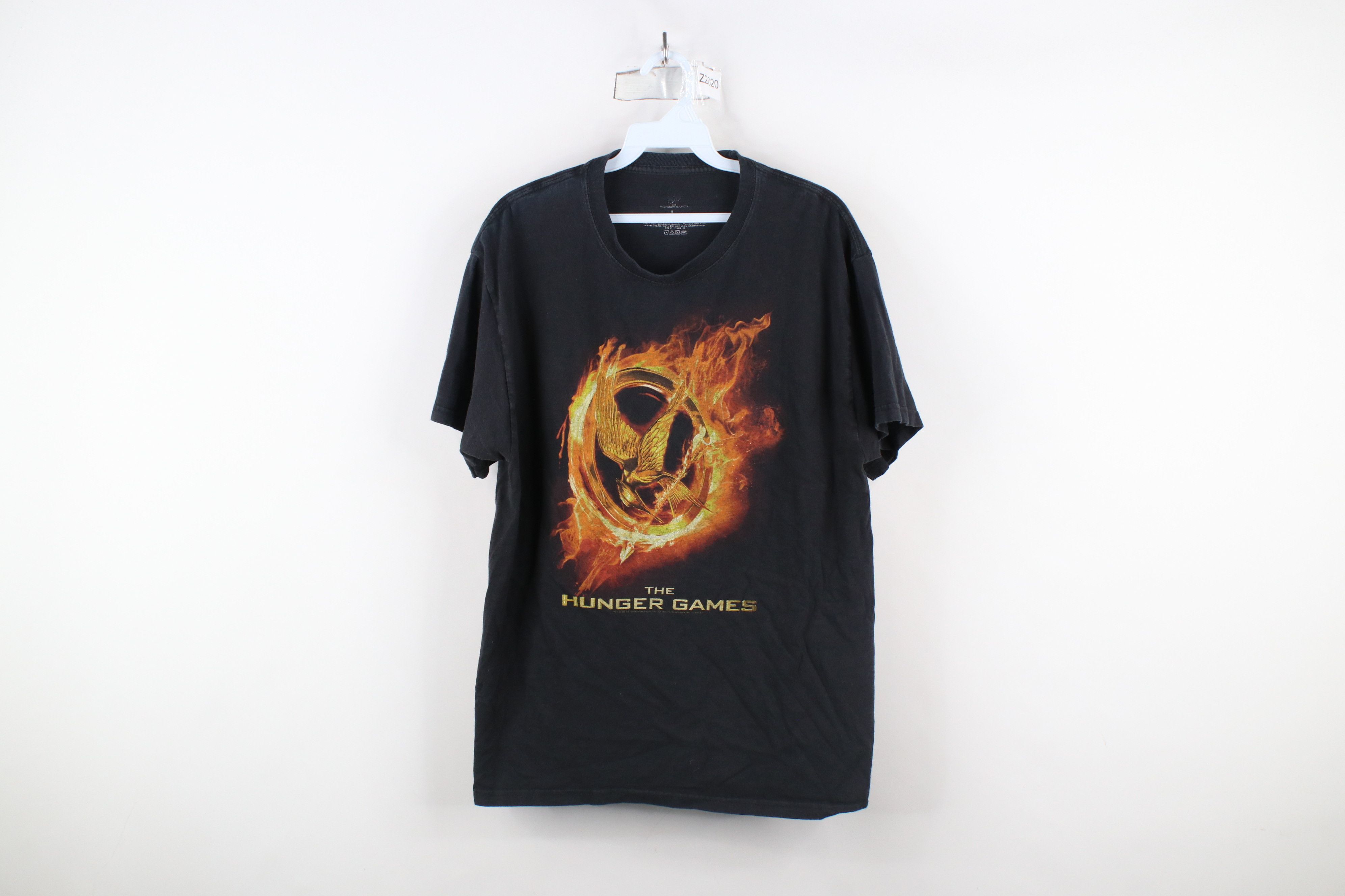 Vintage Vintage Y2K The Hunger Games Short Sleeve T-Shirt Black Size US L / EU 52-54 / 3 - 1 Thumbnail