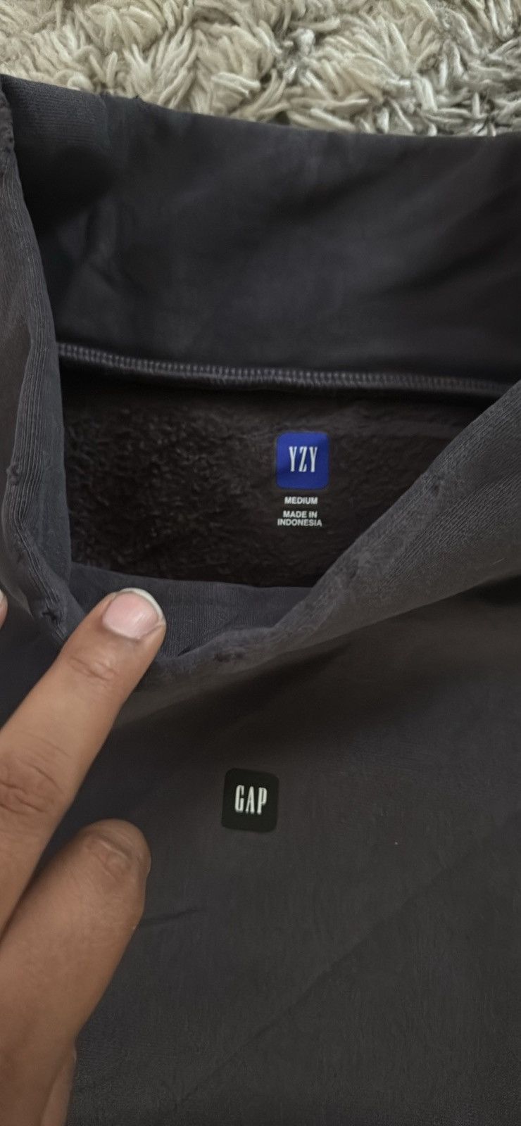 Balenciaga × Gap × Yeezy YZY x GAP 03 HIGH NECK in MEDIUM (DARK GREY) Size US M / EU 48-50 / 2 - 1 Thumbnail