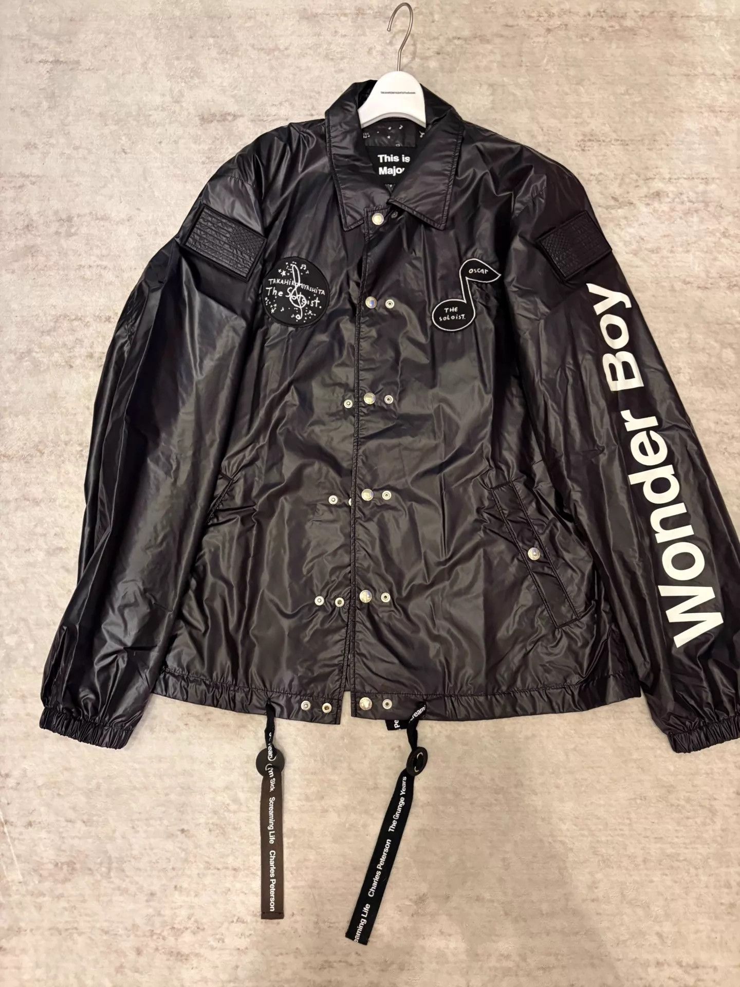 Takahiromiyashita The Soloist. Soloist SS19 Double-Sided Note Coach Jacket 48 Size US M / EU 48-50 / 2 - 1 Thumbnail