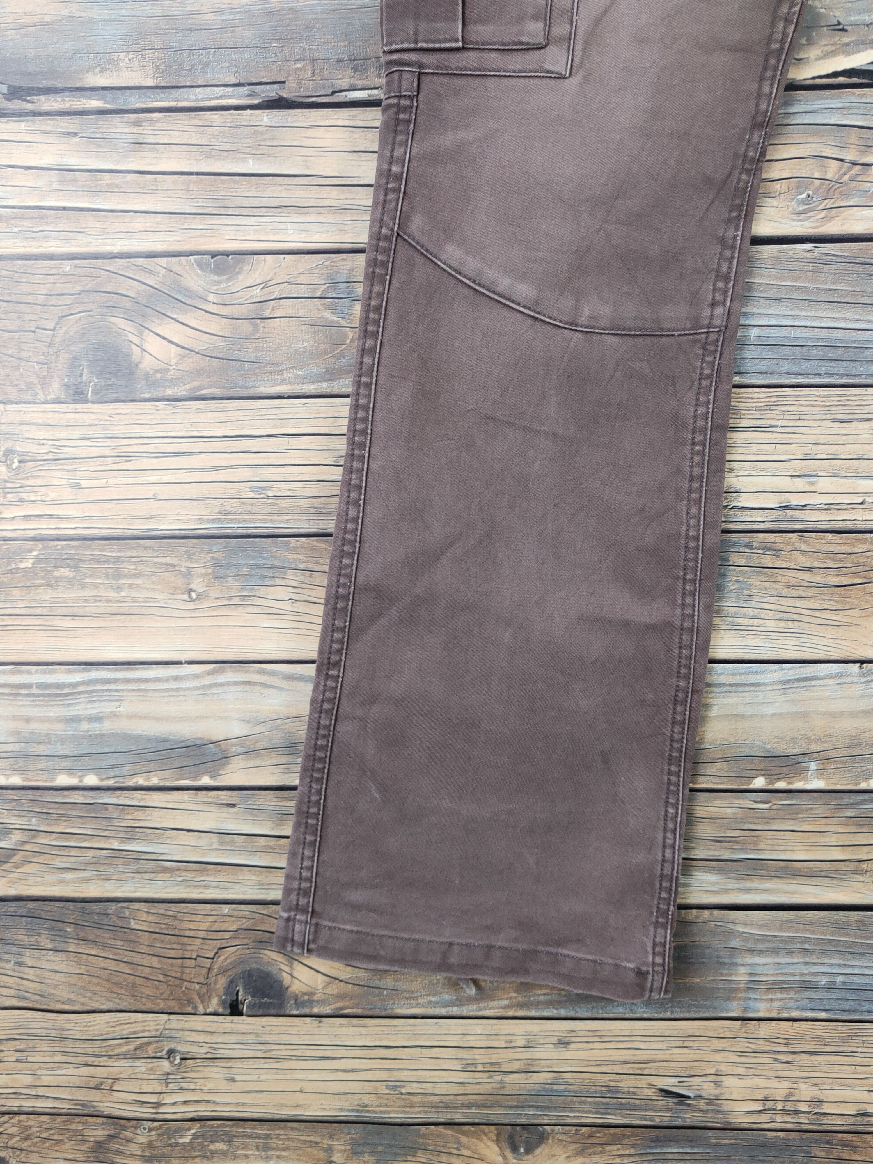 Japanese Brand DL Daily News Brown Multipocket Tactical Cargo Pants #W1847 Size US 30 / EU 46 - 4 Thumbnail